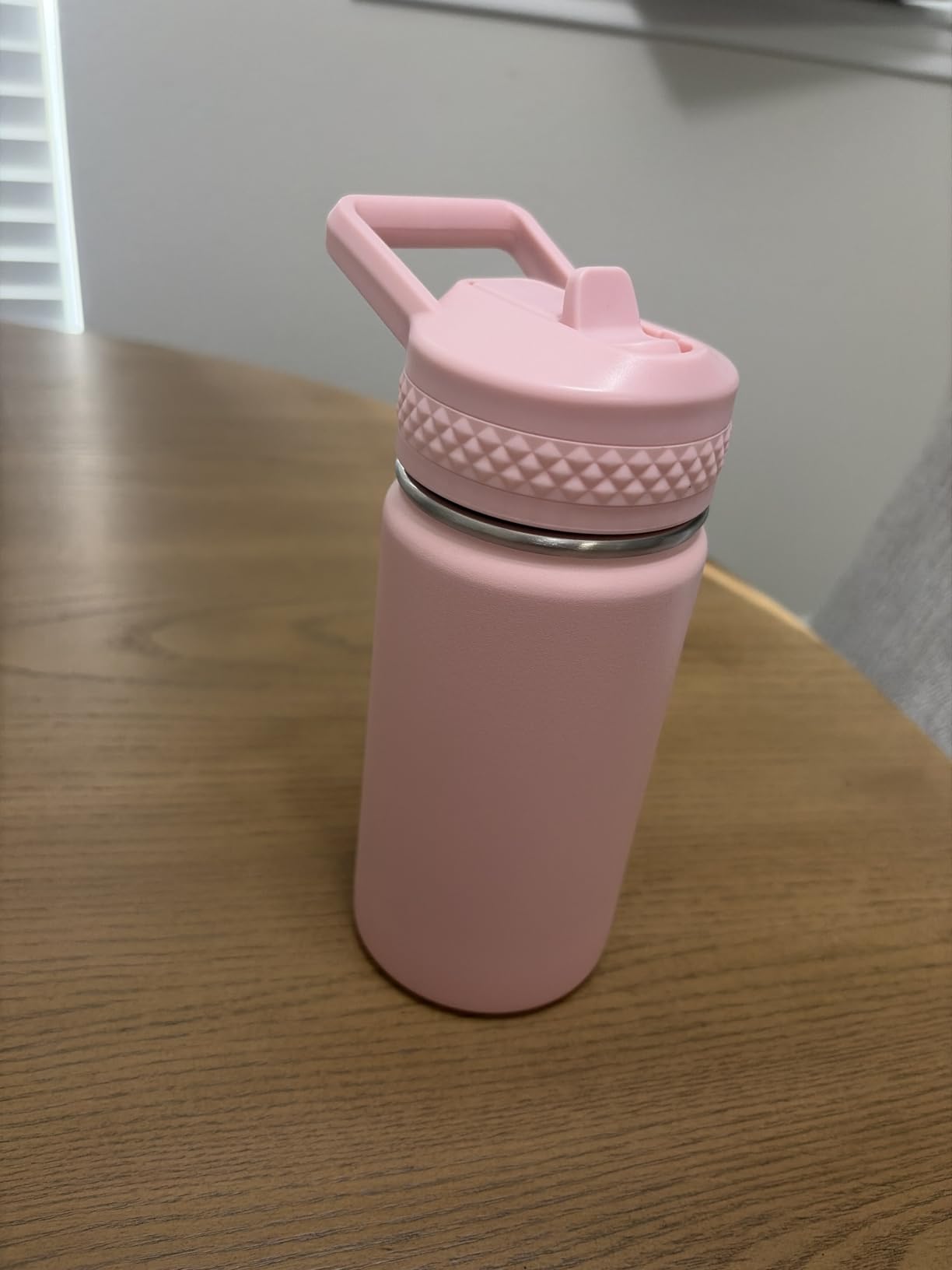Fijinhom 12 oz Water Bottle Kids School, Insulated Water Bottle with Straw for School, 304 Stainless Steel Toddler Cup, for Boys Girls, Leakproof, BPA-Free, Navy blue customer photo 1