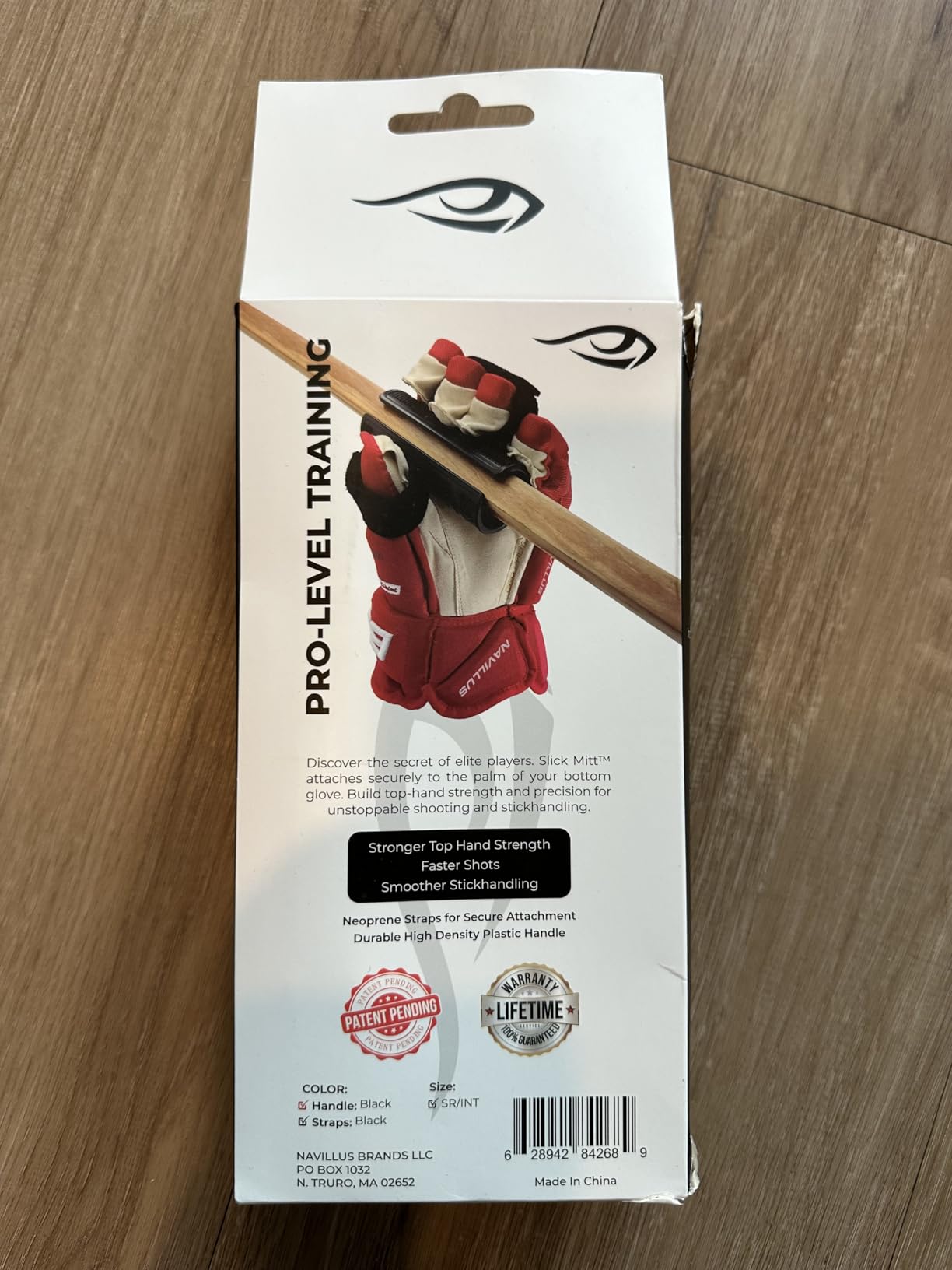 Slick Mitt™ - Top Hand Hockey Training for Smoother Stickhandling, Top Hand Strength and Harder Shots customer photo 2