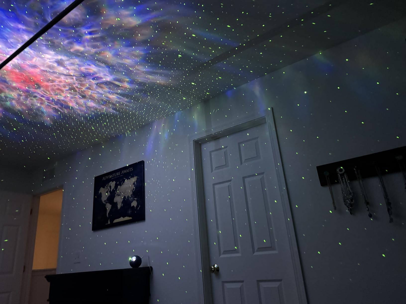 Galaxy Projector Night Light, 18-Color Teen Girl Gifts Trendy Stuff, GIFT BOX customer photo 2