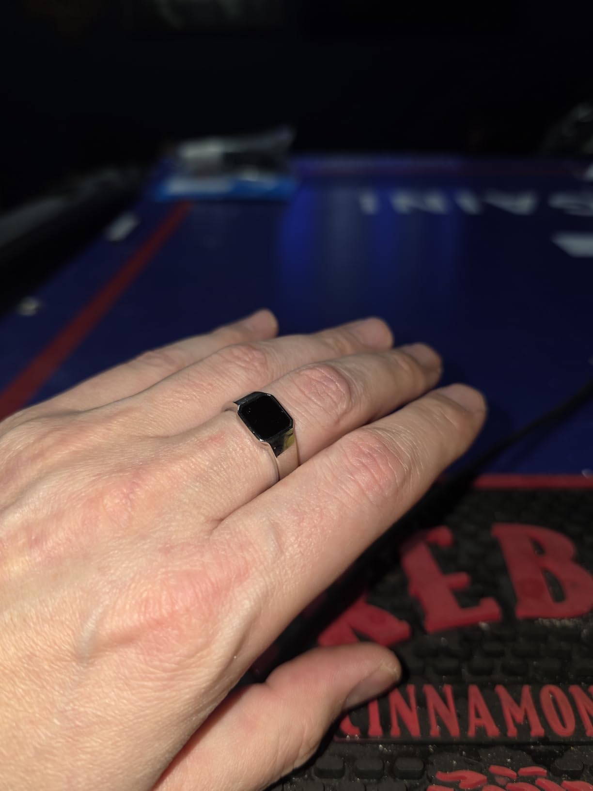 Forge & Foundry The Gentleman's Ring Men's Stainless Steel Signet Ring customer photo 1