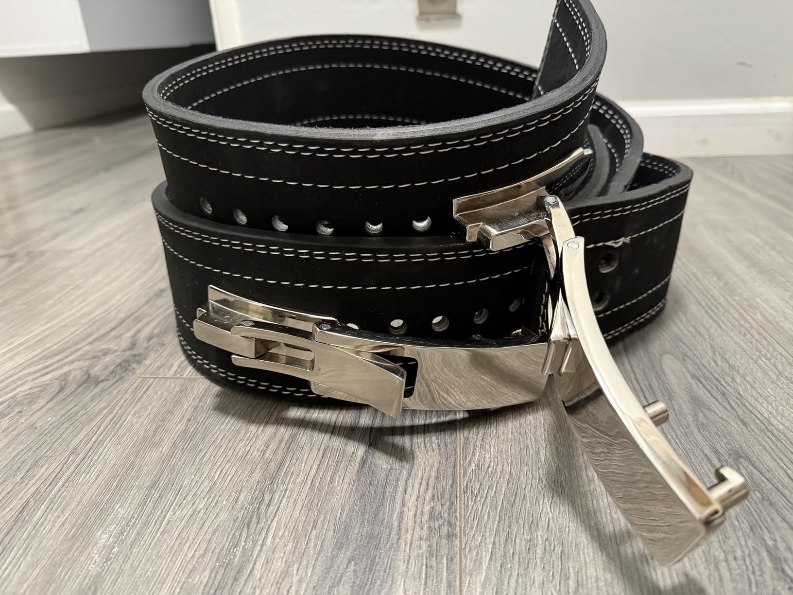 Powerlifting Belts Lever Belt For Men and Women 10mm IPF Thick Leather Weight Lifting Belt Ideal for Gym Belts Training Weightlifting and Bodybuilding Squats and Deadlifts customer photo 1