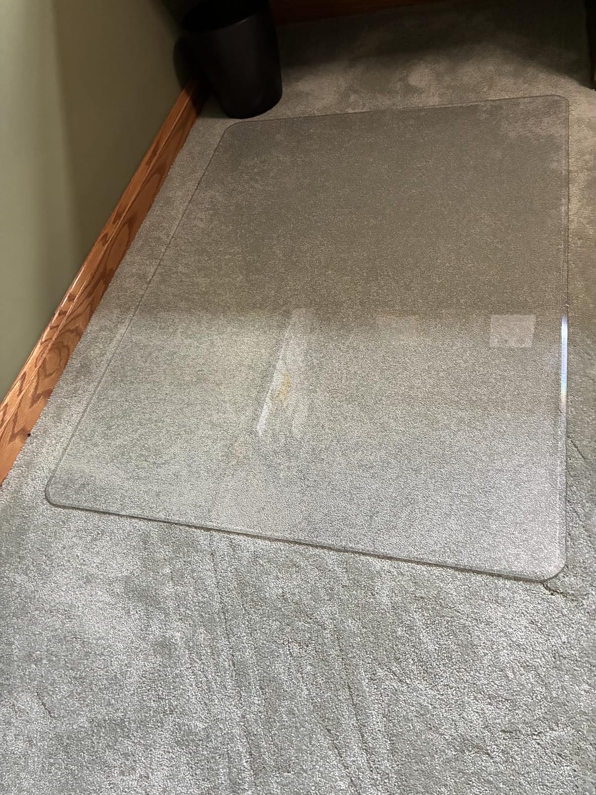 MESAILUP Beveled Edge Office Chair Mat for Carpet or Hardwood Floor 36