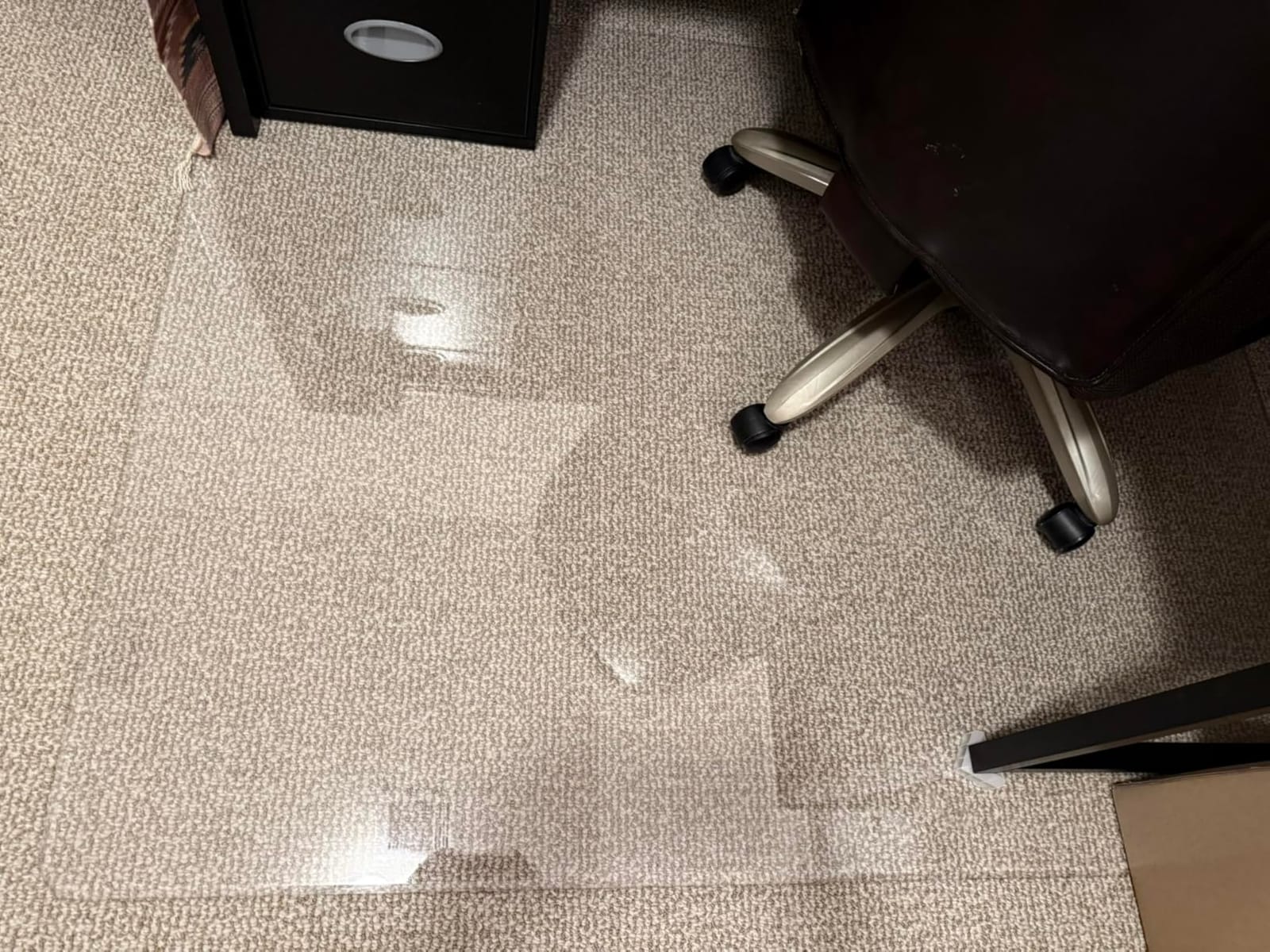 MESAILUP Beveled Edge Office Chair Mat for Carpet or Hardwood Floor 36