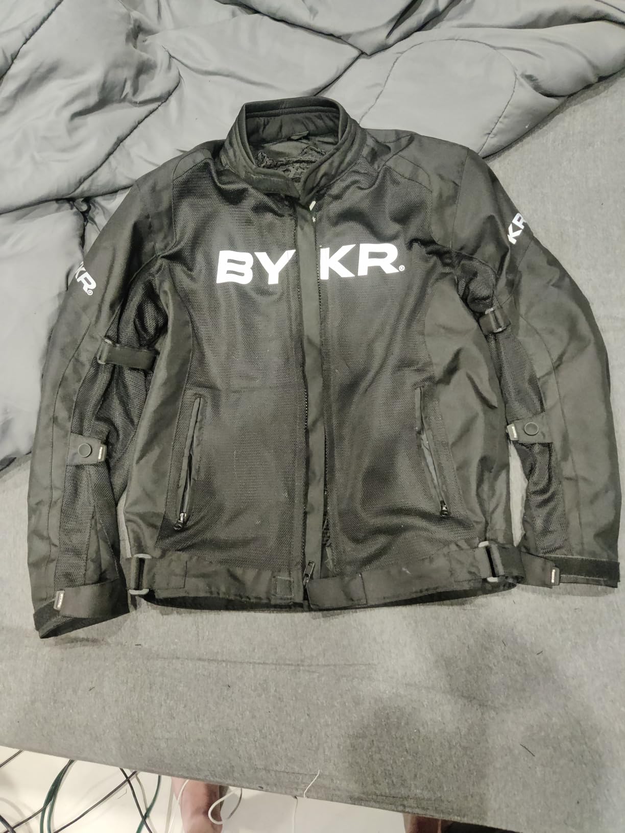 BYKR Mesh Motorcycle Jacket For Men Dual Sports Adventure Breathable Riding Protective Motorbike Jackets Enduro CE Armored customer photo 1