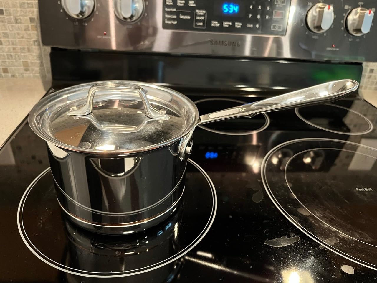 All-Clad Copper Core Steel Cookware Set, 5-Piece, Made in the USA customer photo 2