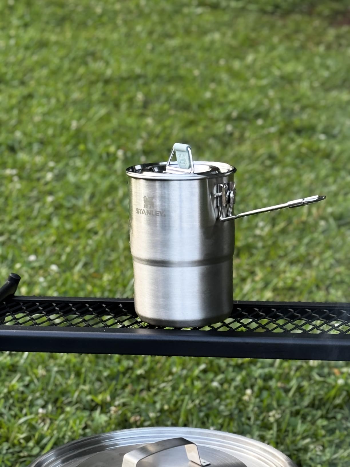 Stanley Wildfare Go 4-Piece Stainless Steel Two Cup Cook Set | 32 oz Pot and Lid with Fold & Lock Handle | 2 Stacking Cups | Camping Essentials for Your Camp Kitchen | BPA-Free | Shale + Charcoal customer photo 2