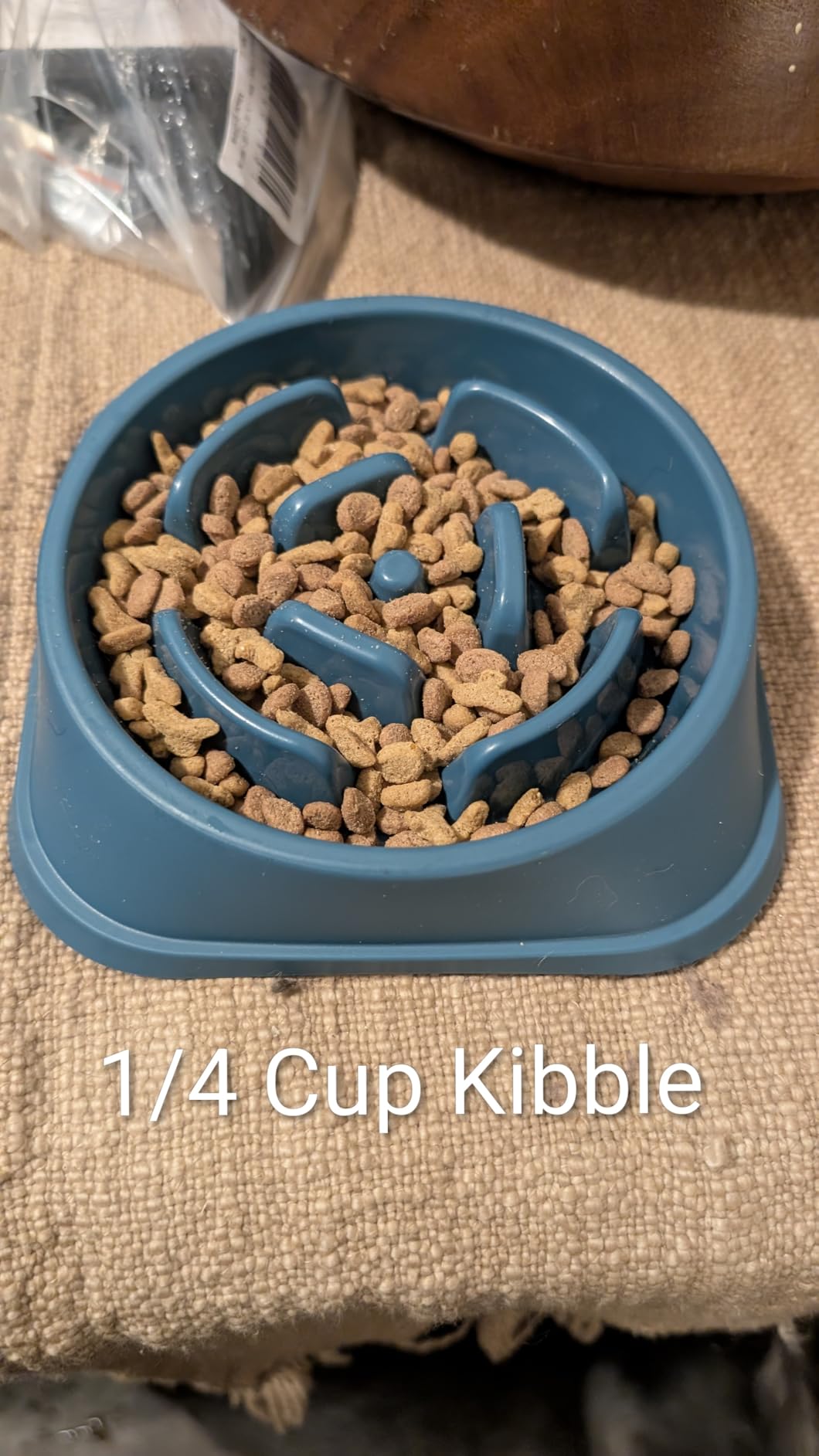 2 Pack Slow Feeder Dog Bowls for Medium Dogs & Cats, Non-Slip Base, Anti-Choking Design, Reduces Bloating & Overeating, 1.5-2 Cups customer photo 2