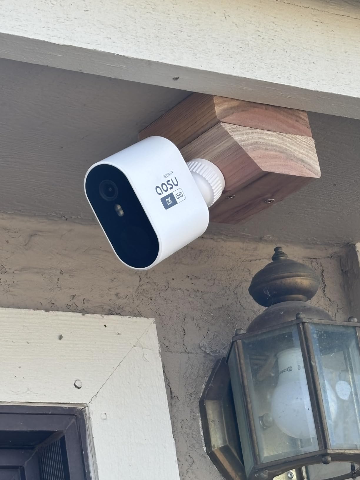 aosu 2K QHD Battery Security Cameras Wireless Outdoor System, 4-Cam-Kit | True 2K HD Night Vision, 166° Ultra-Wide-Angle, Cross-Camera Tracking, Spotlight & Siren Alarm, No Subscription Required customer photo 2