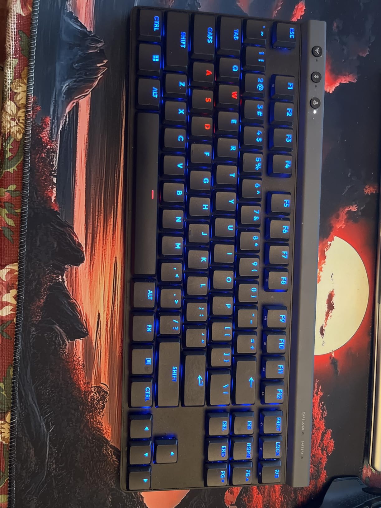 Logitech G515 Lightspeed TKL Wireless Gaming Keyboard (Tactile) - Black | LIGHTSPEED, low profile gaming, LIGHTSYNC RGB, thin tenkeyless design, PBT keycaps, mechanical switches customer photo 2