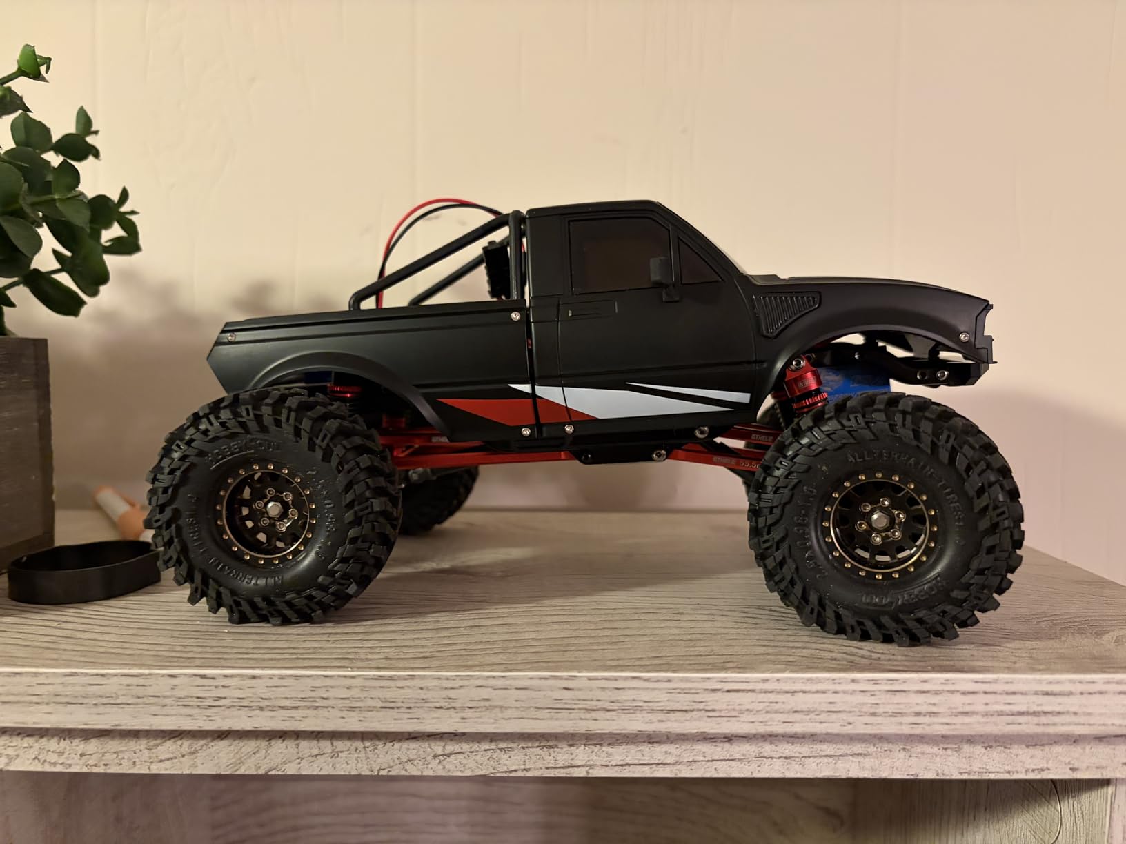 High Clearance 4 Links Set Aluminum Linkage for Traxxas 1/18 TRX4M K10 F-150 Upgrade Parts RC Crawler Car (Dark Blue) customer photo 1