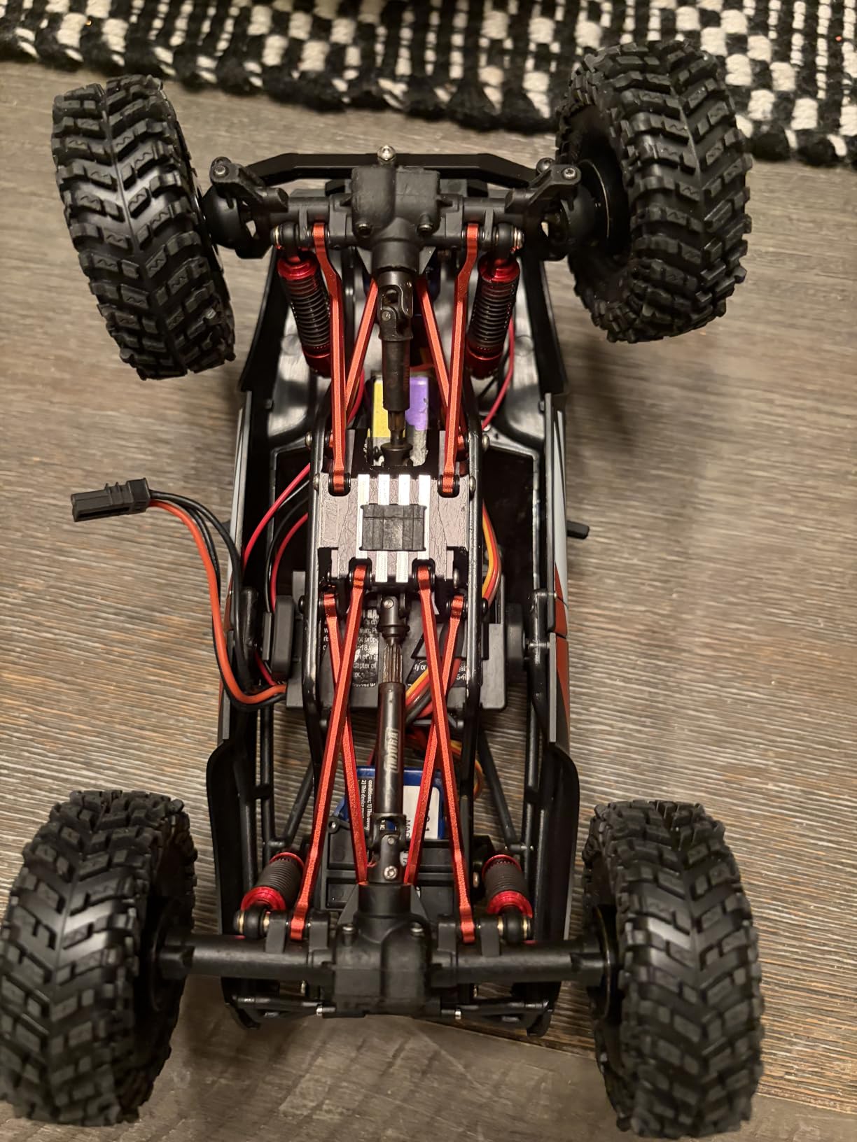 High Clearance 4 Links Set Aluminum Linkage for Traxxas 1/18 TRX4M K10 F-150 Upgrade Parts RC Crawler Car (Dark Blue) customer photo 2