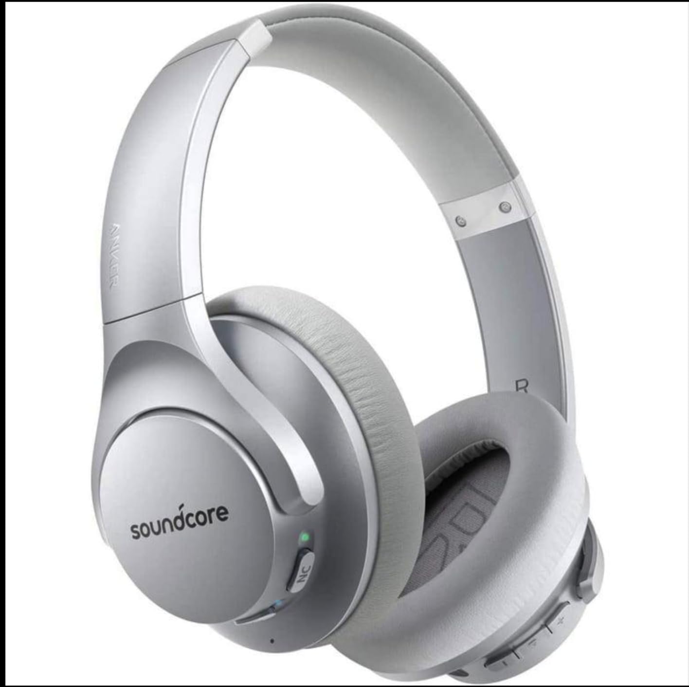 Soundcore Anker Life Q20 Hybrid Active Noise Cancelling Headphones, Wireless Over Ear Bluetooth Headphones, 60H Playtime, Hi-Res Audio, Deep Bass, Foam Ear Cups, Travel, Office, USB-C Charging customer photo 2