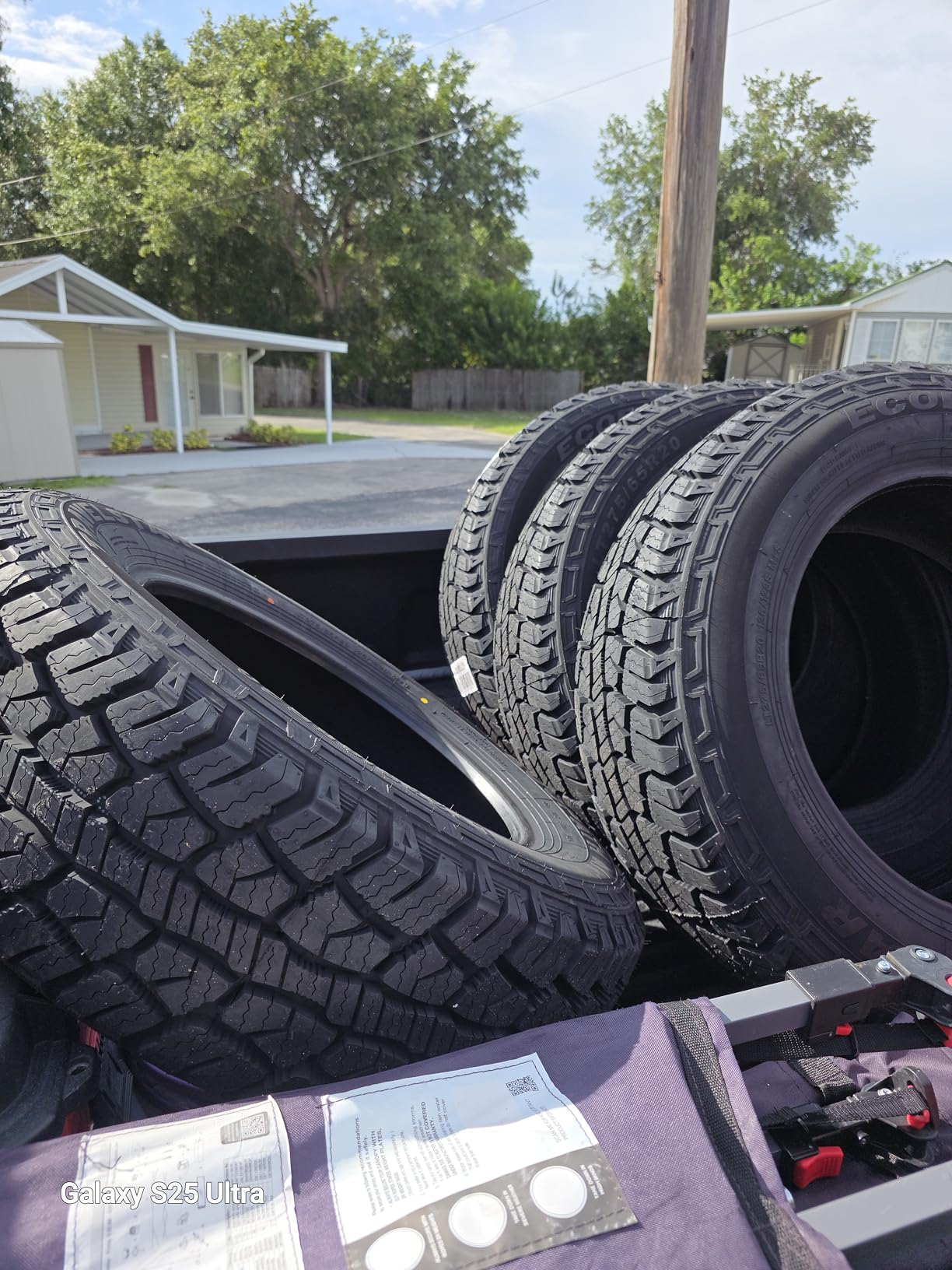 Set of 4 Travelstar Ecopath AT All Terrain 275/55R20 113T SUV Radial Tire | Three-year Road Hazard Warranty Included customer photo 1