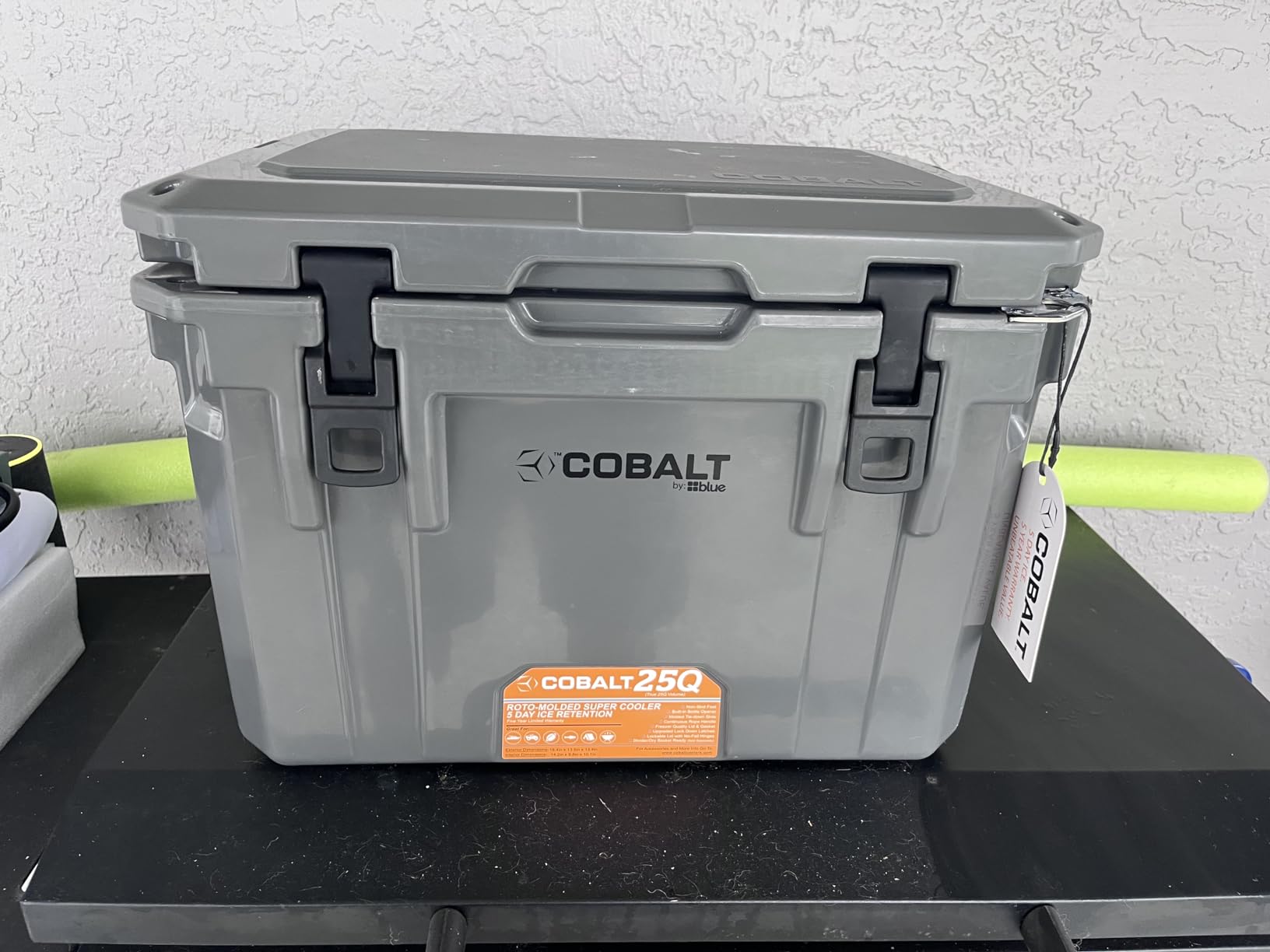 Cobalt 25 Quart Roto-Molded Super Ice Cooler | Large Ice Chest with Long Term Ice Retention customer photo 1