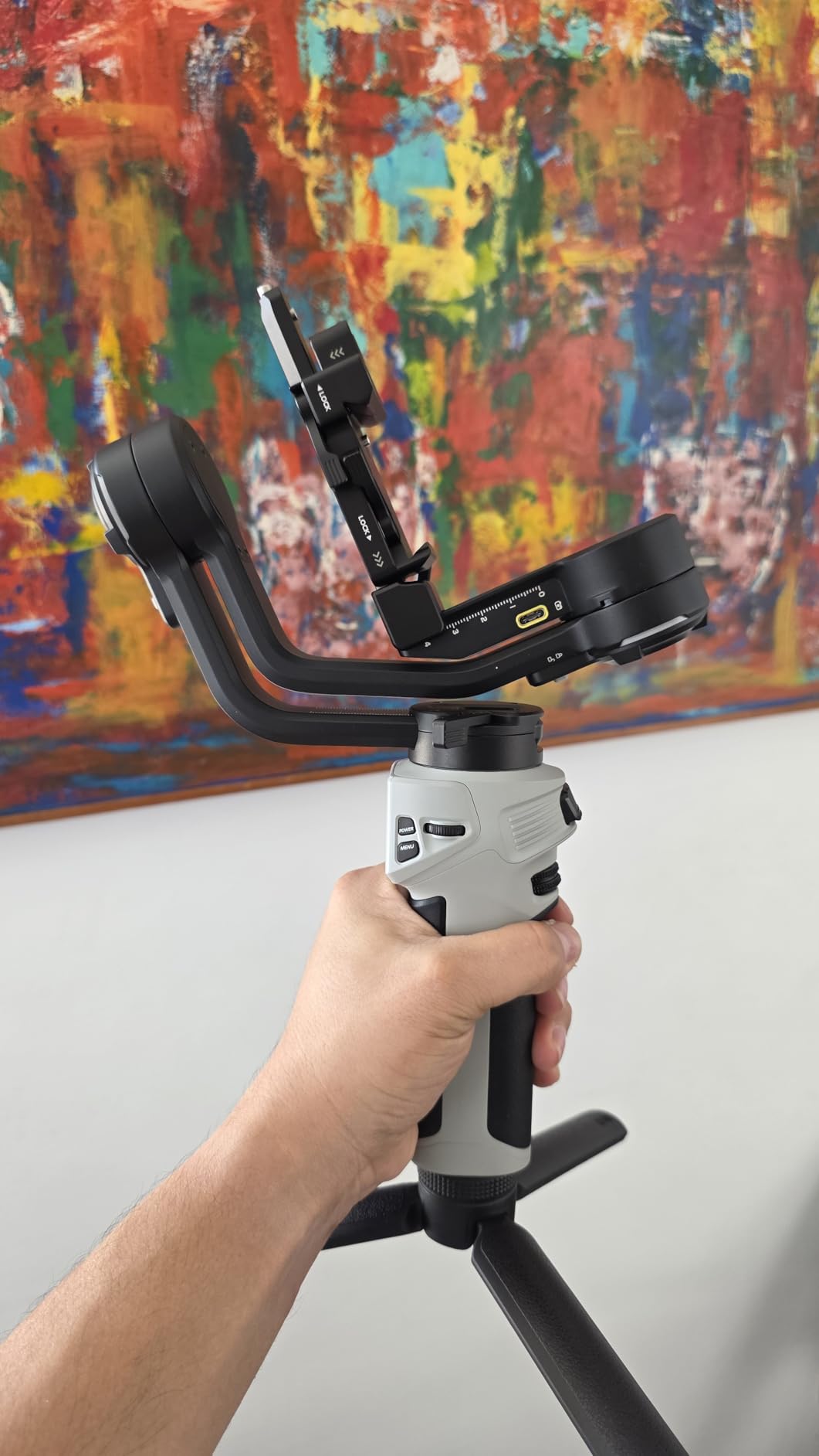 ZHIYUN CINEPEER WEEBILL 3E 3-Axis Gimbal Stabilizer for Camera, Up to 6.6lbs | for Canon/Sony/Panasonic/Nikon Camera Payload Extendable Sling Grip Native Vertical Shooting Handheld Camera Gimbal customer photo 1