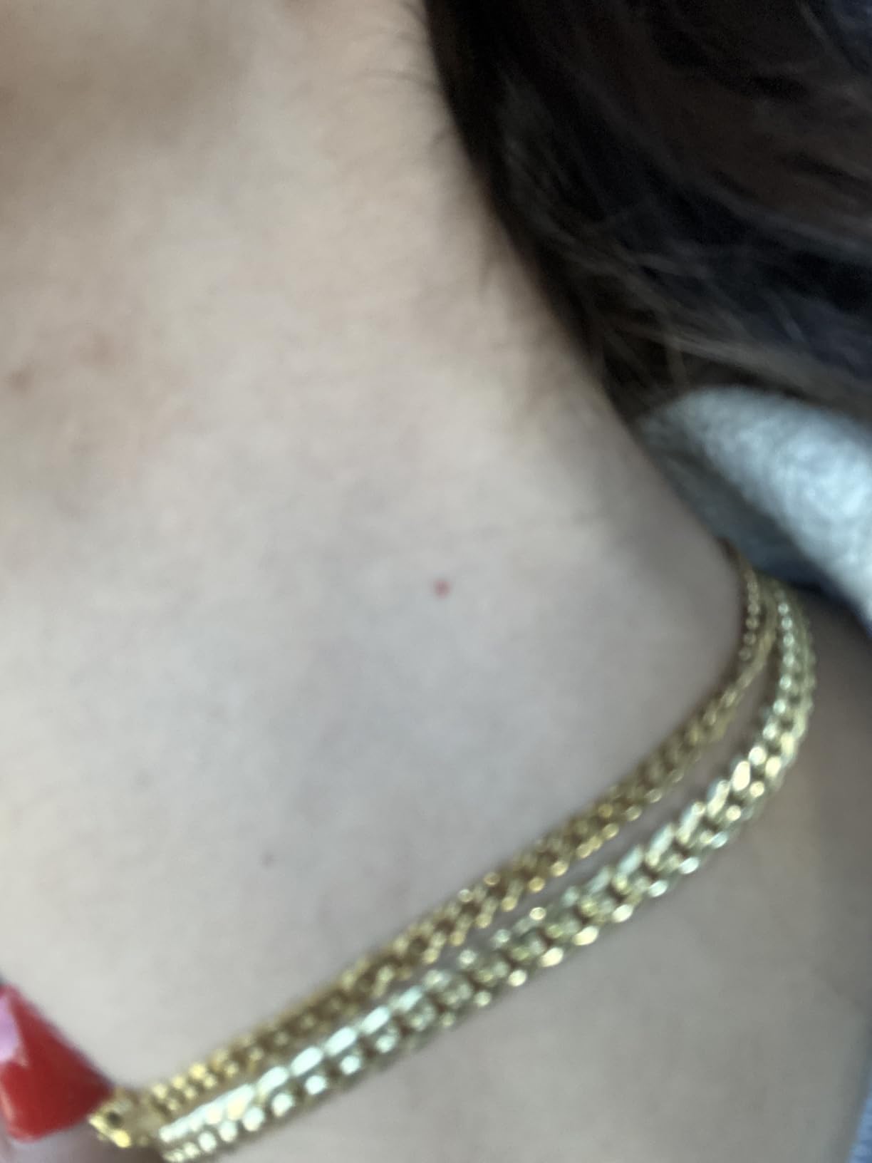 Cuban Link Chain for Men and Women - Gold-Plated Micro Cuban Chain with Premium Storage Travel Pouch - Snatch-Proof Clasp, Sweat-Proof and Fade-Resistant - Lifetime Quality, Designed in Miami customer photo 2
