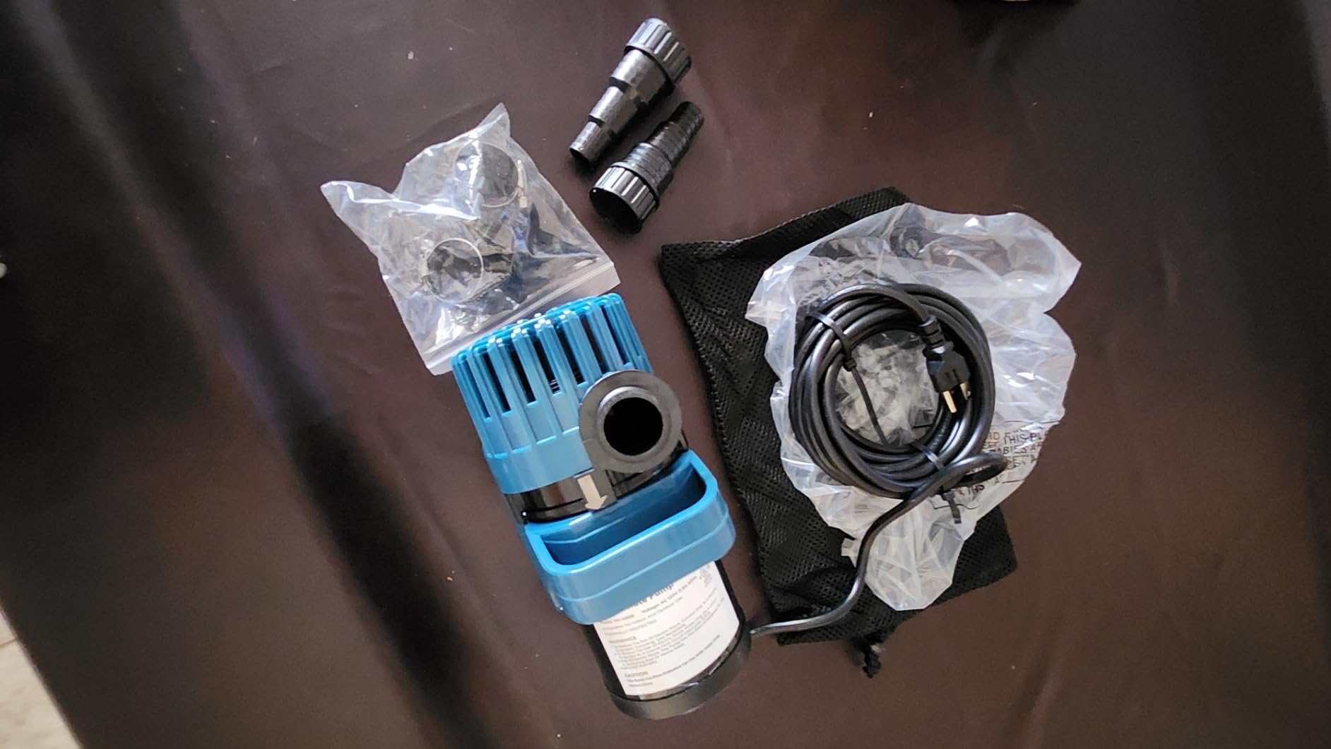TONGCHANT 1800 GPH Pond Pump for Fish Pond Fountain & Waterfall, 14FT Lift | 100W submersible fountain water pump with 180° rotatable nozzle, filter bag & 20FT cord, ultra-quiet operation, UL listed customer photo 1