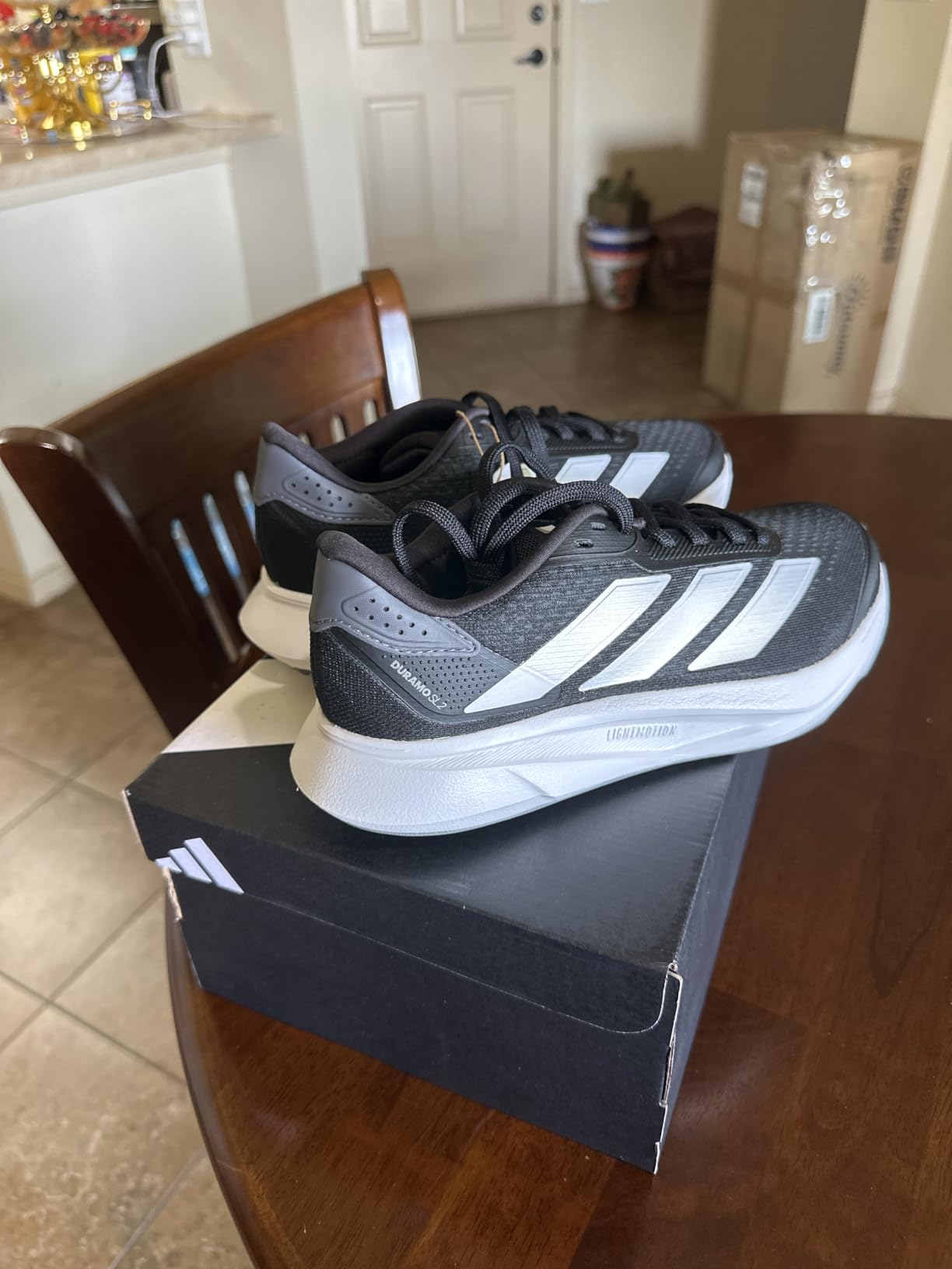 adidas Womens Duramo Sl 2 Running Sneakers Shoes - White customer photo 1