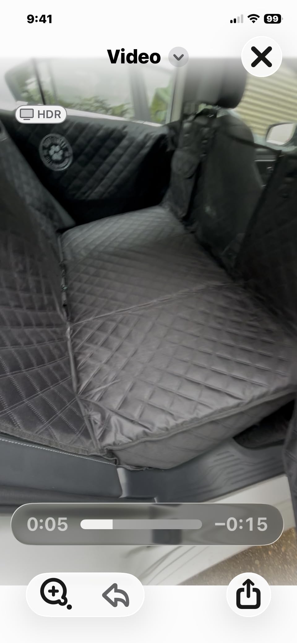 Ruff Liners Back Seat Extender for Dogs - As Seen on Shark Tank | Hard bottom adds 40% more space, holds up to 400 lbs, waterproof, machine-washable, heavy-duty Back Seat Cover for Dogs customer photo 2