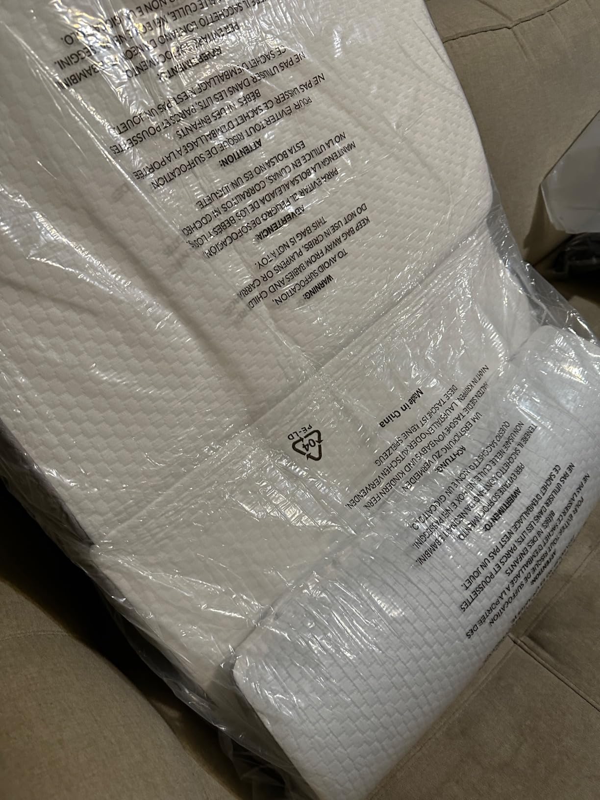 BIEEZZK Wedge Pillow Set for After Surgery, Wedge Pillow with Adjustable 9&12inch for Headboard,Sleeping, Memory Foam for Neck&Back Support, White/Grey customer photo 2