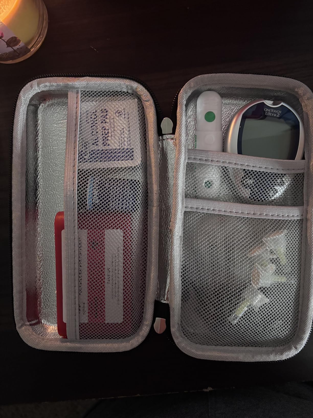 suzamed Insulin Cooler Travel Case, 2x150g Ice Pack TSA Approved, Black customer photo 2