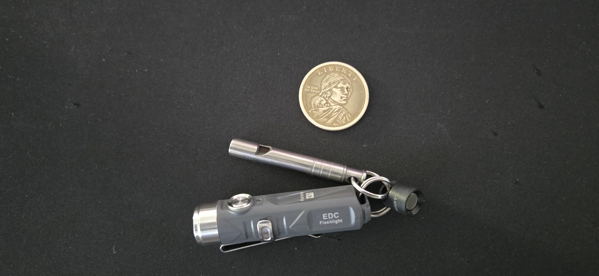 TISUR Titanium Emergency Whistle,Dog Whistle | Whistle with Lanyard,Outdoor Survival Whistle customer photo 1