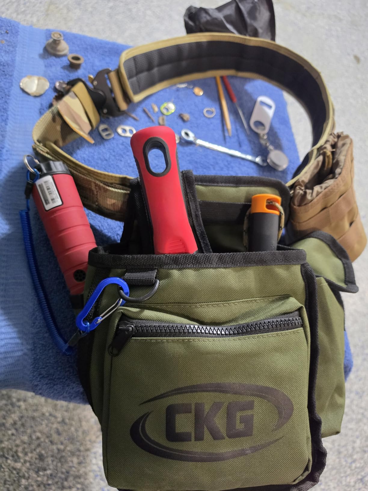 CKG Metal Detecting Finds Bag Waist Digger Pouch Tools customer photo 2