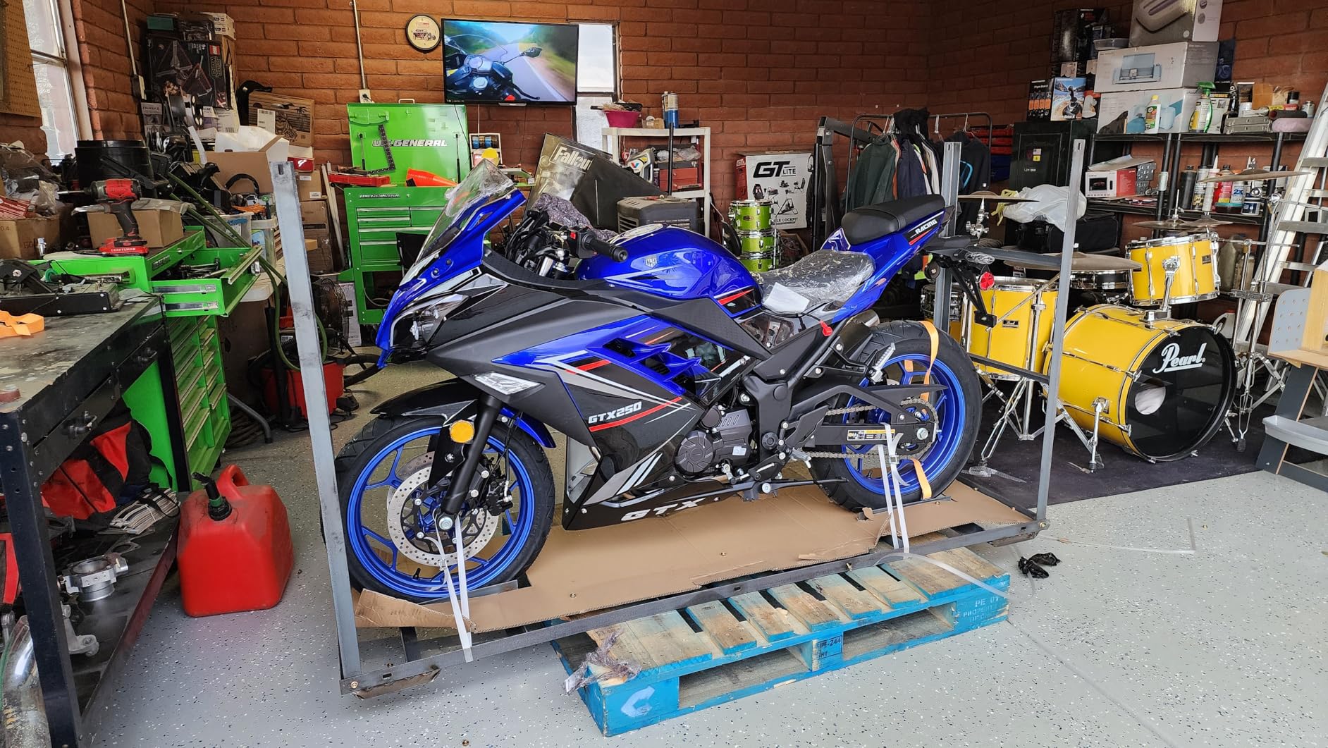 HHH 250cc Street Bike GTX 250 EFI Motorcycle Fuel Injection Manual 6 Speed for Adult and Youth (Blue) customer photo 2
