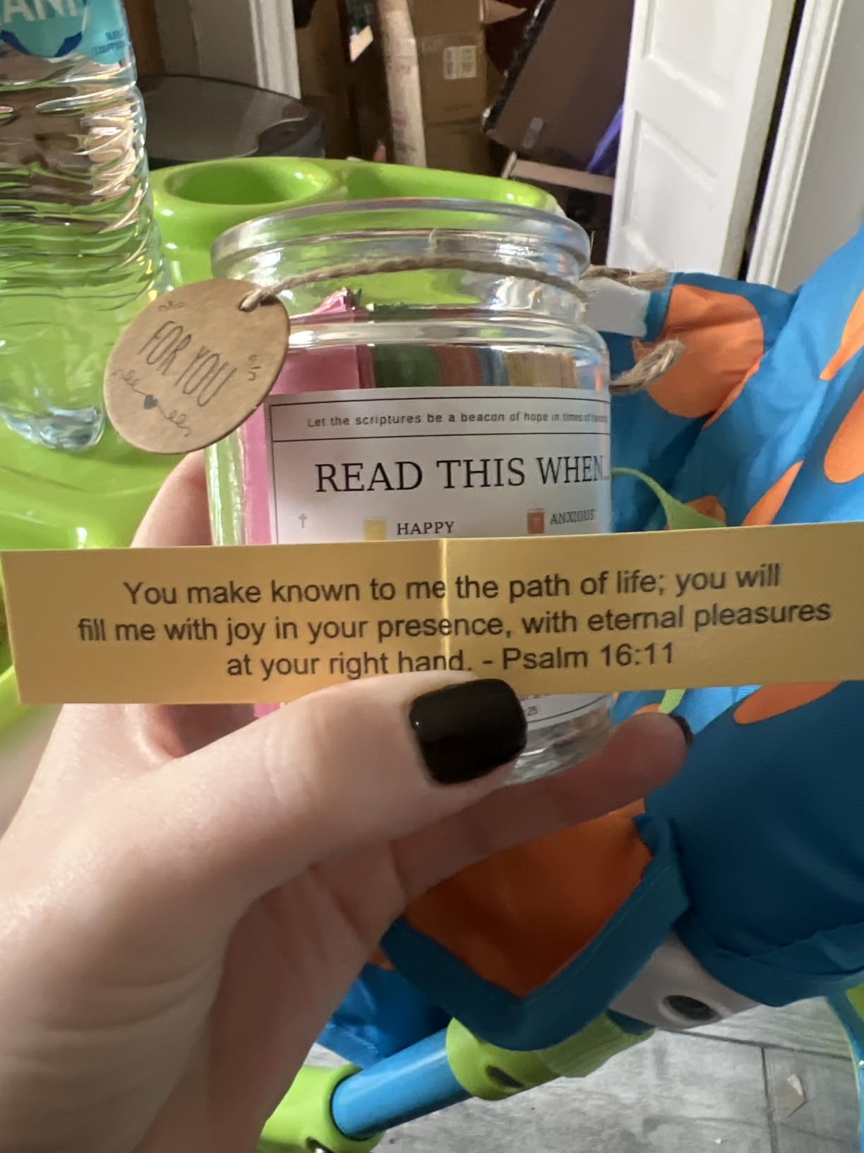 Read This When Bible Verses Jar - Birthday Gifts for Women, Christian Gifts for Women, Graduations Gift for Her, Gift for Mom from Daughter customer photo 2