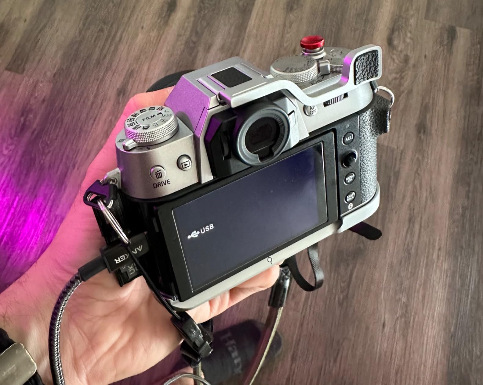 Fujifilm X-T50 Mirrorless Digital Camera XC15-45mmF3.5-5.6 OIS PZ Lens Kit - Silver customer photo 2