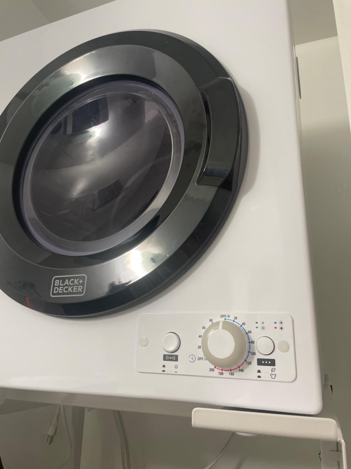 BLACK+DECKER 8.0 Cu. Ft. Electric Front Load Dryer with Steam, BFLD80ME | Clothes Dryer with LED Display, 12 Cycle Selections, ENERGY STAR, 240V, Requires Professional Installation customer photo 2