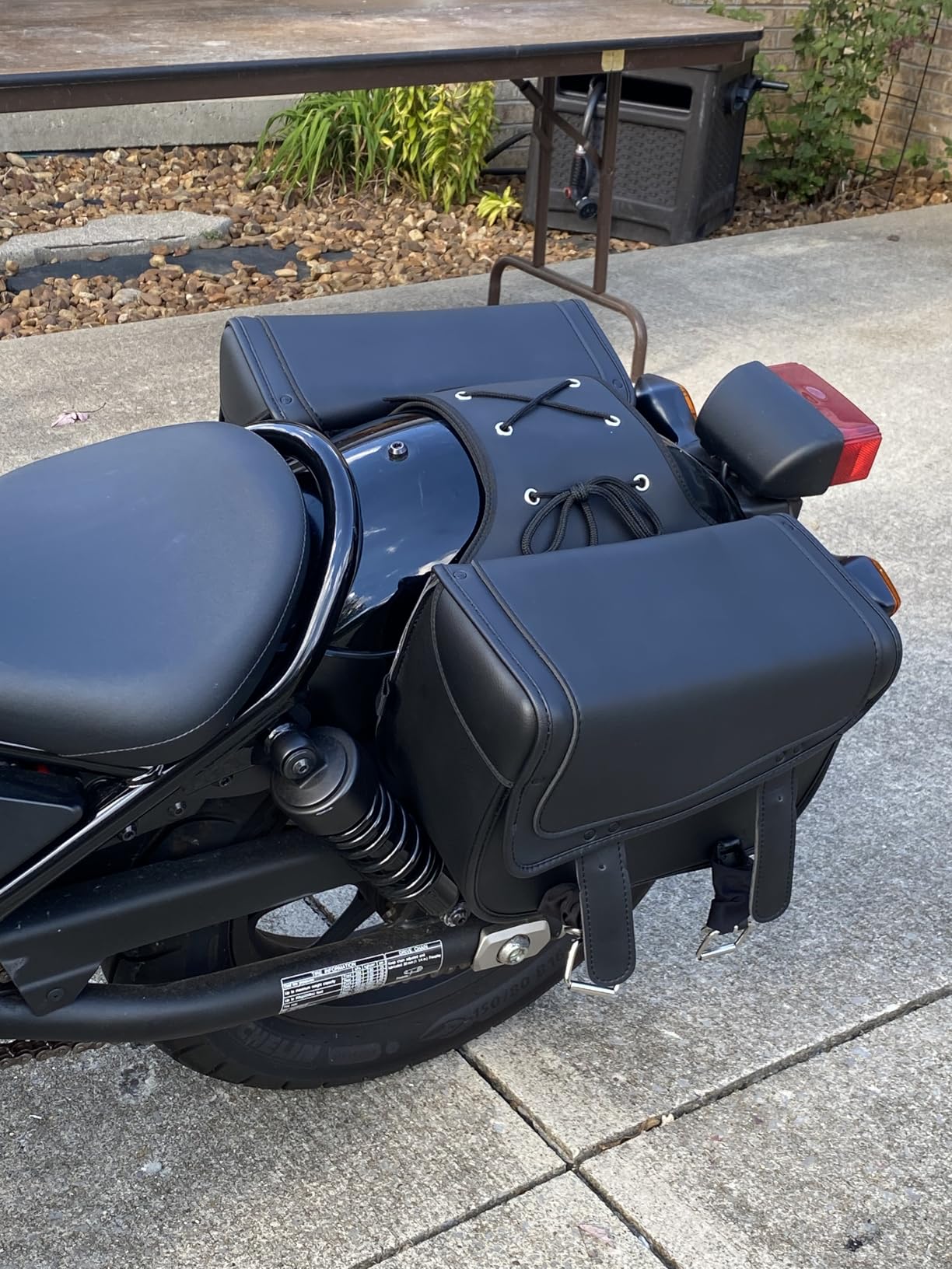 Nomad Universal Motorcycle Saddlebags - 30L Large Capacity Quick-Easy Throw Over Bags for Cruiser, Chopper, Touring - Heavy Duty saddle bags, Waterproof, Secure Lock, Durable Storage Side Bags for Bikers customer photo 2