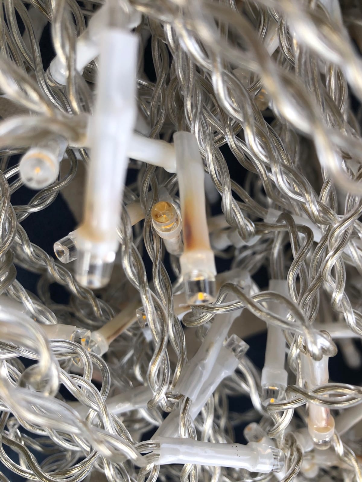 Joomer 33FT Christmas Icicle Lights Outdoor Connectable White customer photo 2