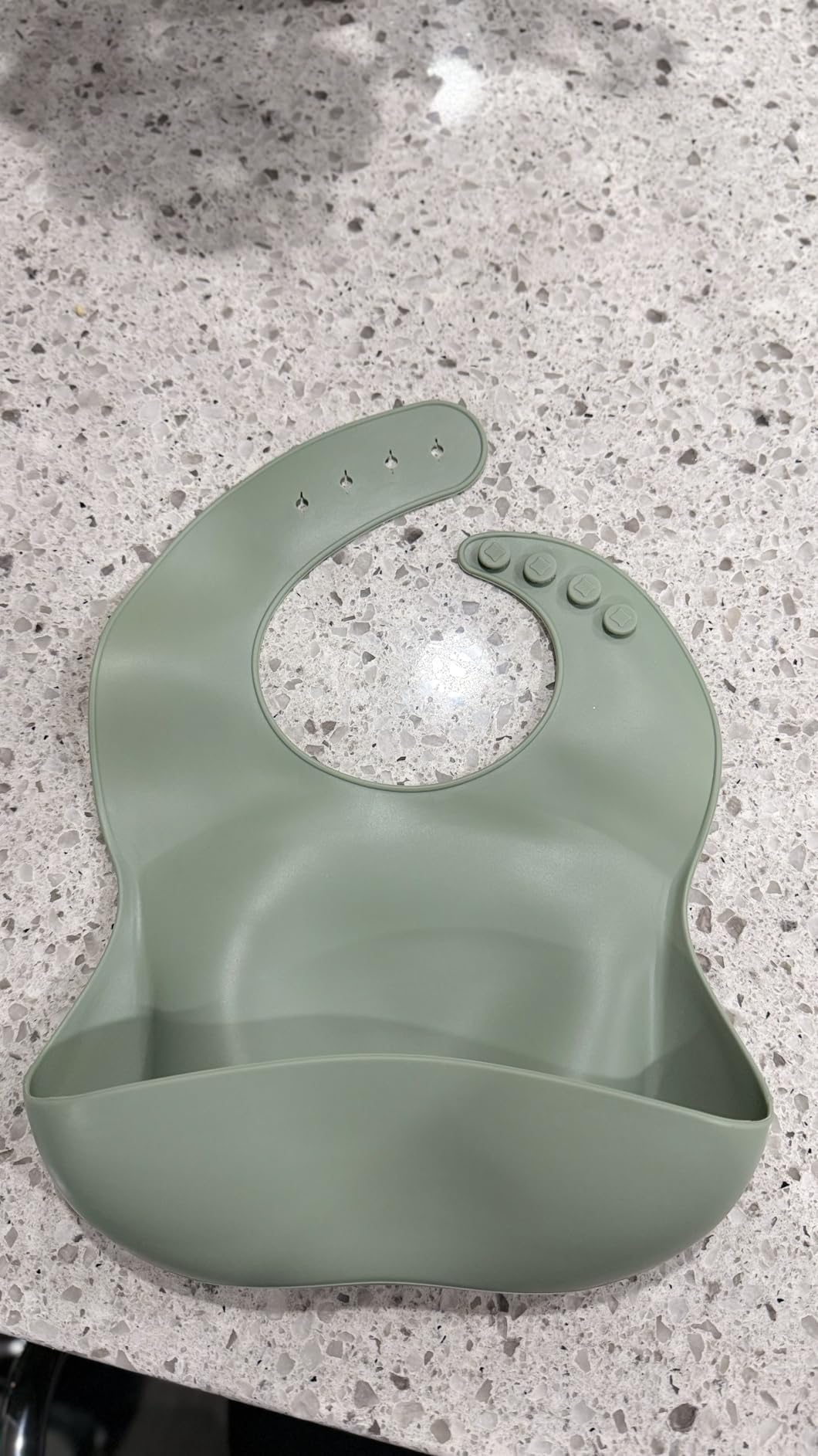 Eascrozn Silicone Bibs for Babies Toddler Set of 3, BPA Free | Soft Adjustable Waterproof Bibs for Feeding Essentials customer photo 2