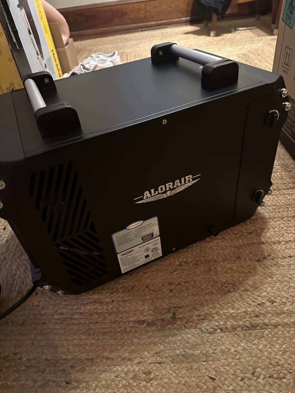ALORAIR Galaxy 60 Crawl Space Dehumidifier 145 PPD, Commercial Basement Dehumidifier with Drain Hose, Auto Defrost, Compact Portable Dehumidifier for Crawlspaces and Basements, Up to 1,800 Sq. Ft. customer photo 1