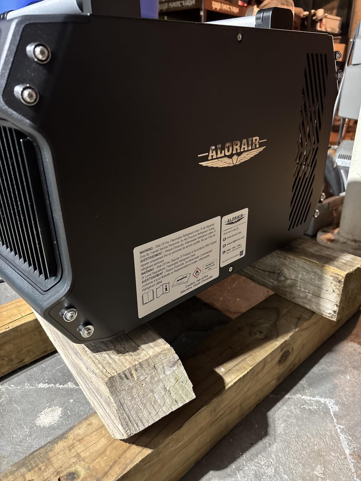 ALORAIR Galaxy 60 Crawl Space Dehumidifier 145 PPD, Commercial Basement Dehumidifier with Drain Hose, Auto Defrost, Compact Portable Dehumidifier for Crawlspaces and Basements, Up to 1,800 Sq. Ft. customer photo 2