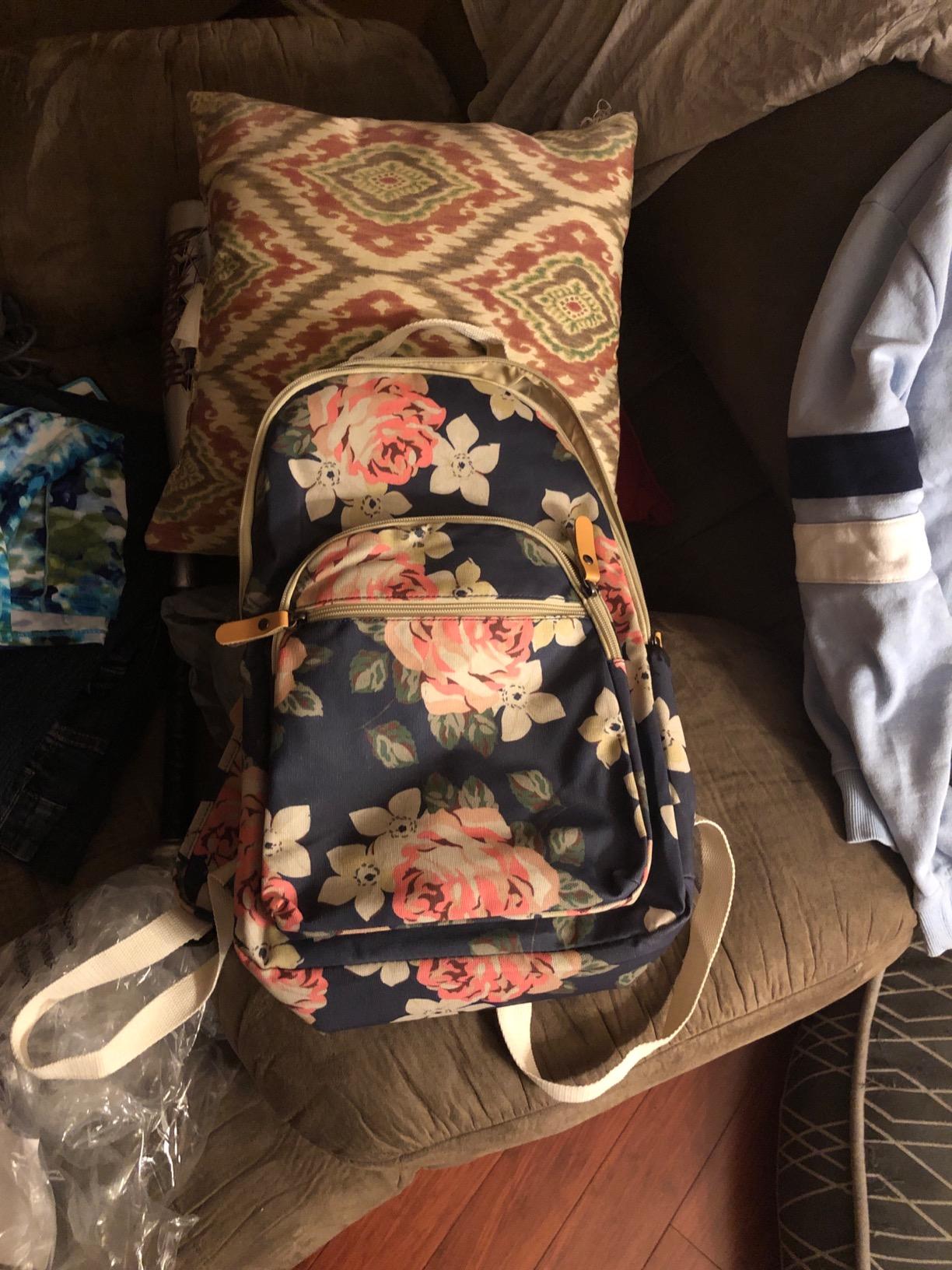 Leaper Comfortable Travel Backpack for Women - Padded straps + ventilated back, reducing shoulder soreness by 60% after 2h continuous wear customer photo 1