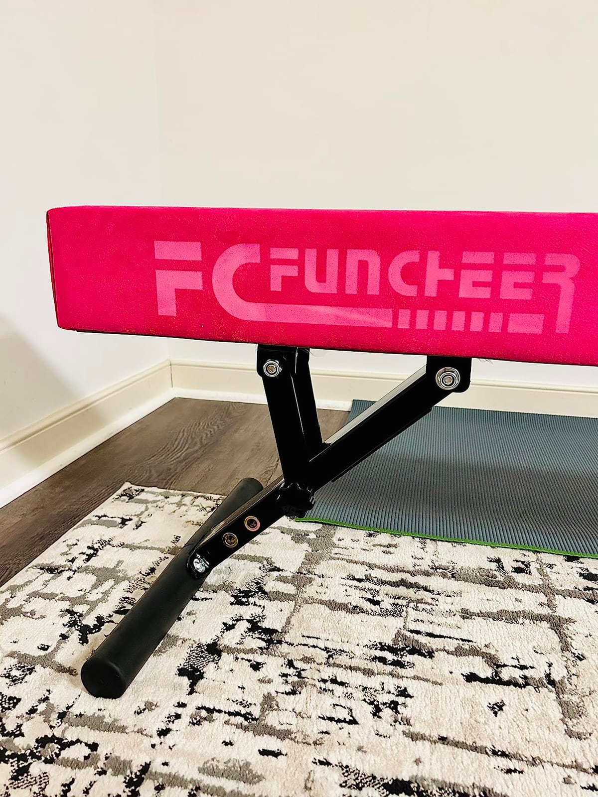 Adjustable Balance Beam for Kids - 8FT Gymnastics Beam - High and Low Floor Beam for All Gymnastic Levels - Professional Gymnastic Equipment for Home and Gym Center customer photo 2
