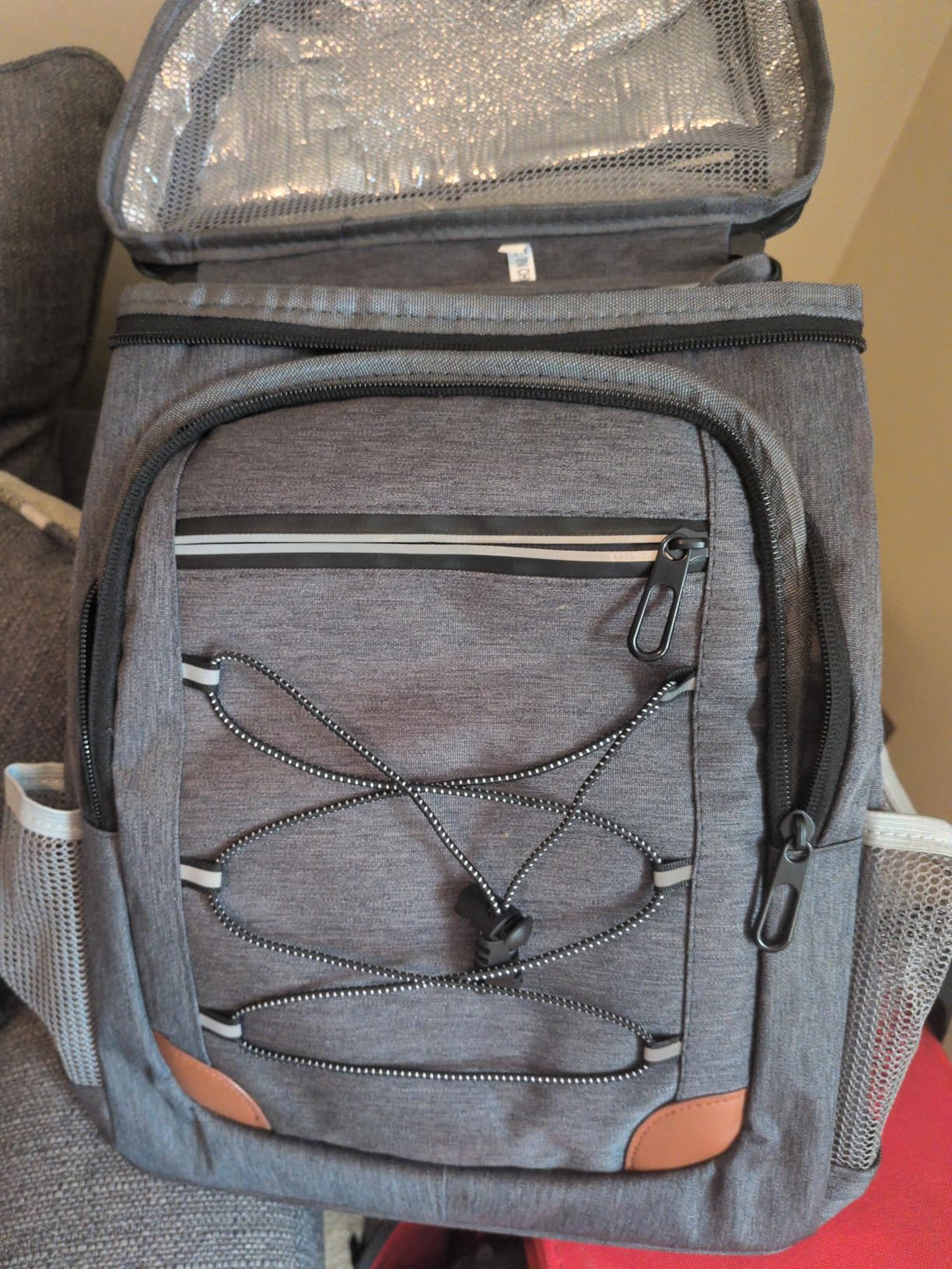 Backpack Cooler Insulated Leakproof, Soft Cooler Backpack for Beach customer photo 1