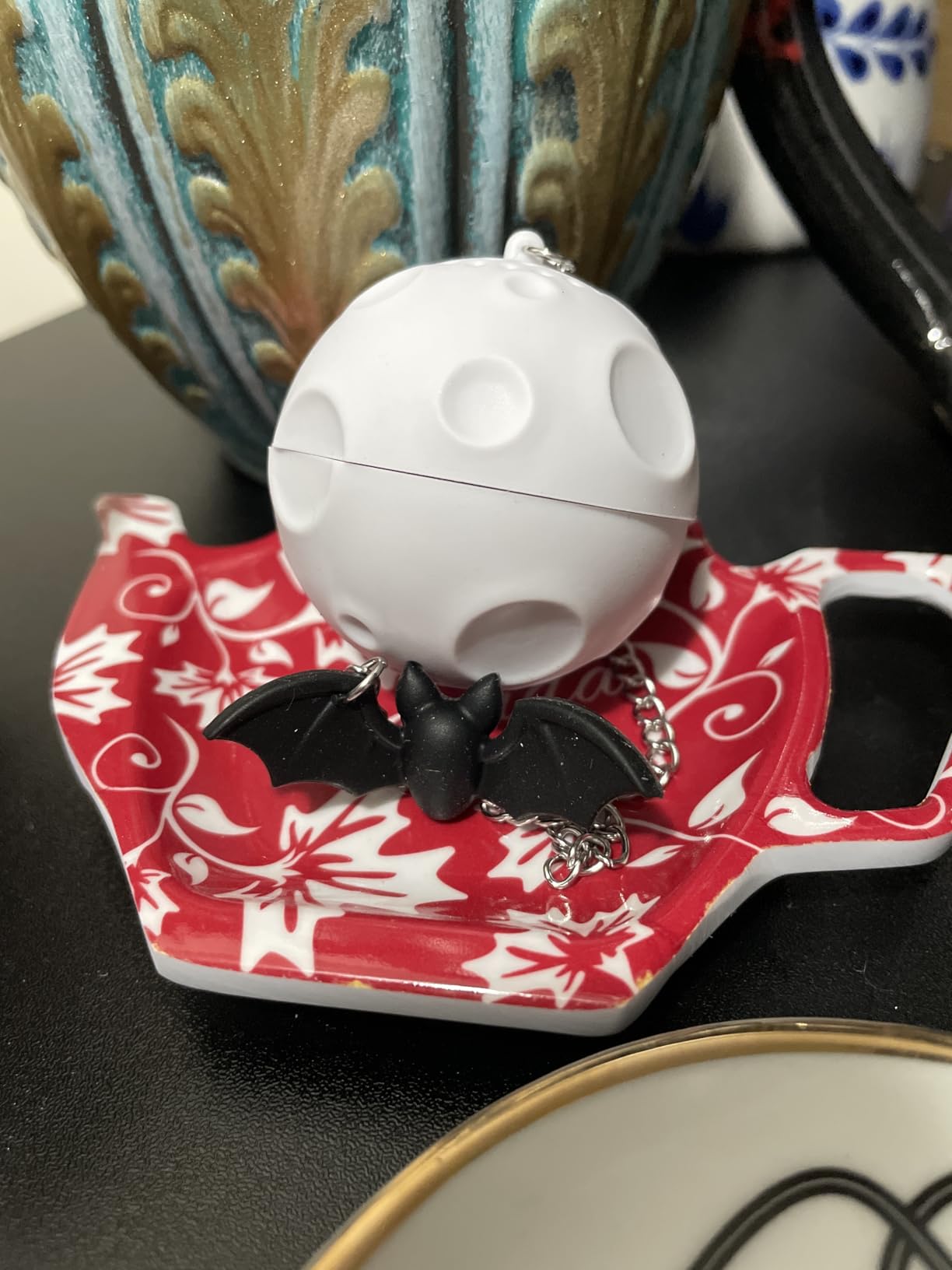 OTOTO Louie Cat Tea Infuser - Cats Loose Leaf Steeper & Diffuser, Tea Strainer Accessories, Cute Gifts for Cat Lovers, White Elephant Gifts, Cute Kitchen Accessories customer photo 2