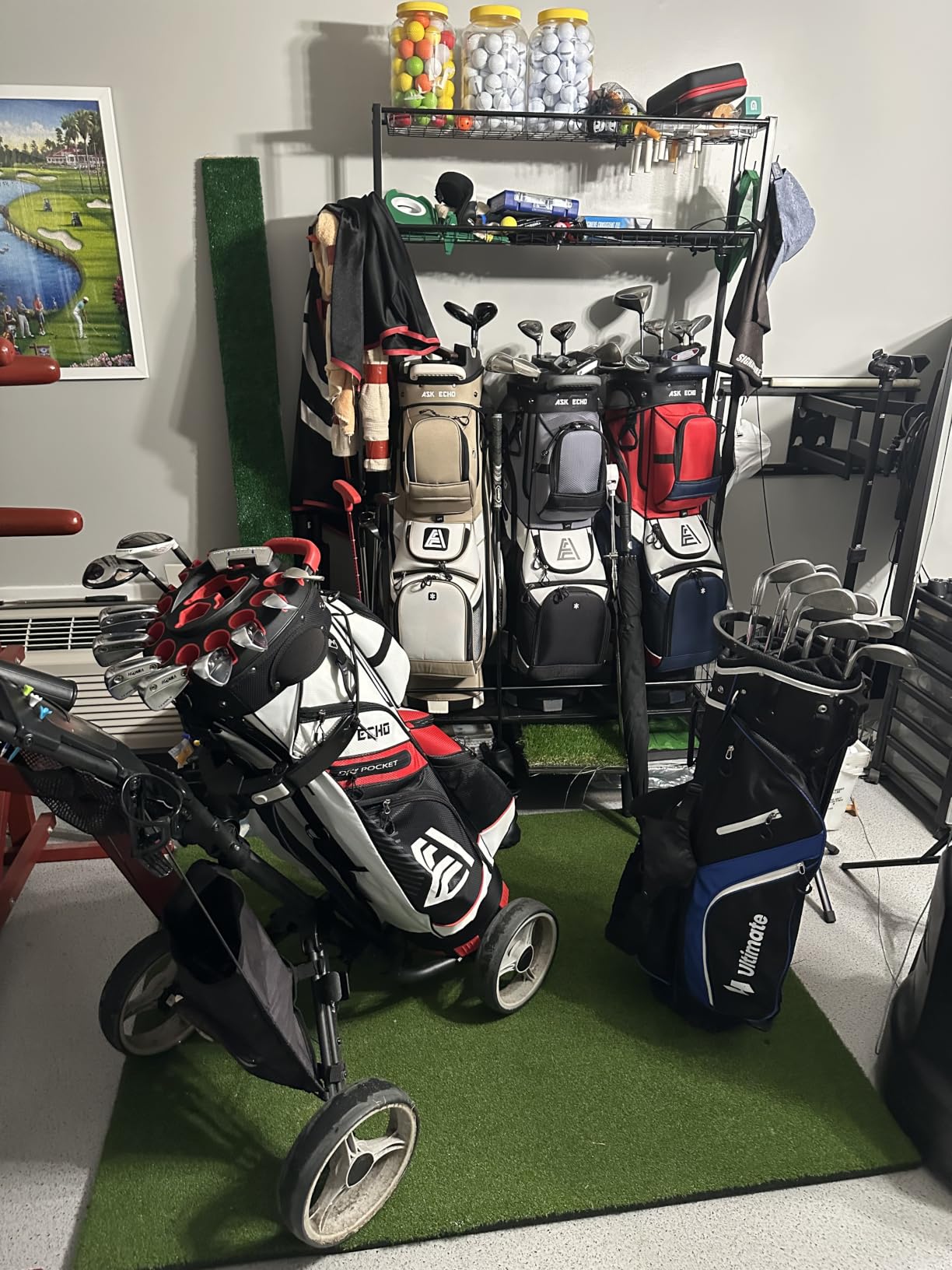 ASK ECHO T-Lock 3.0 Golf Cart Bag, Quiet 14-Way Full-Length Divider customer photo 2