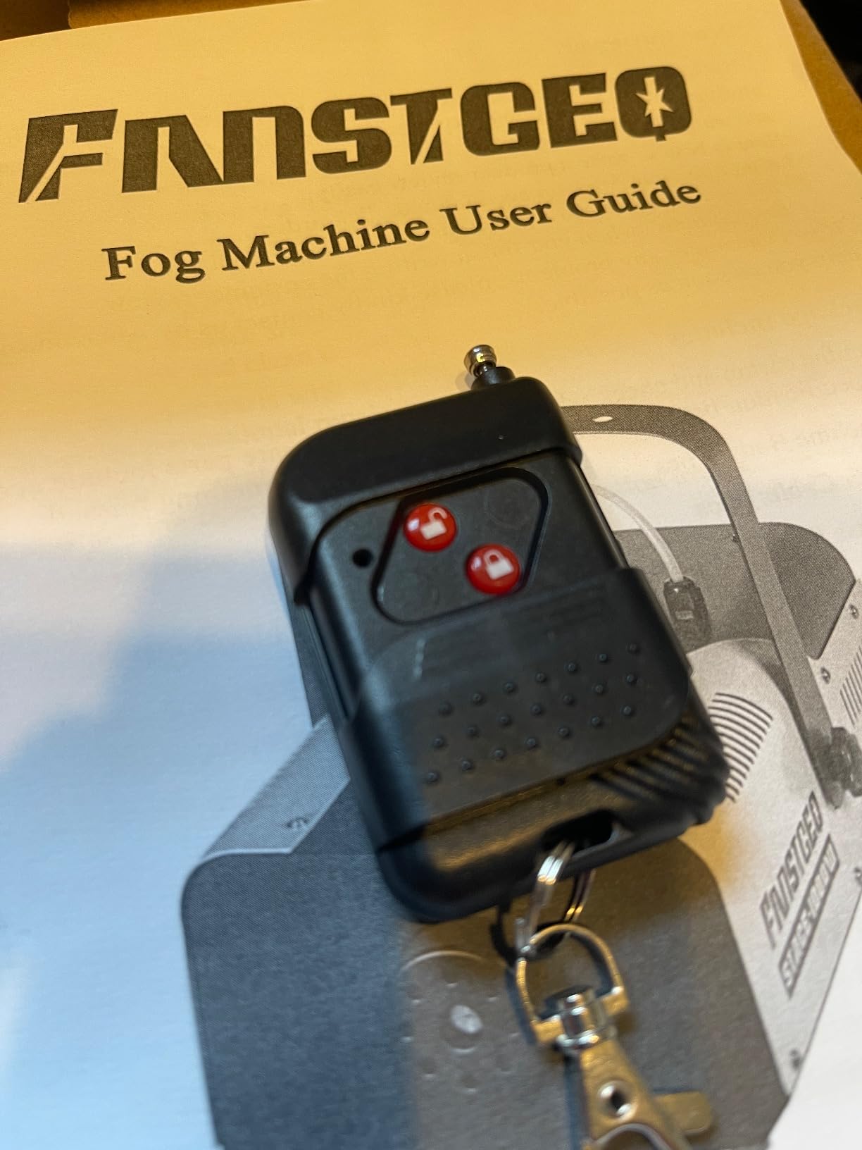 500W DMX Haze Machine, Wireless Remote Continuous Stage Hazer customer photo 2