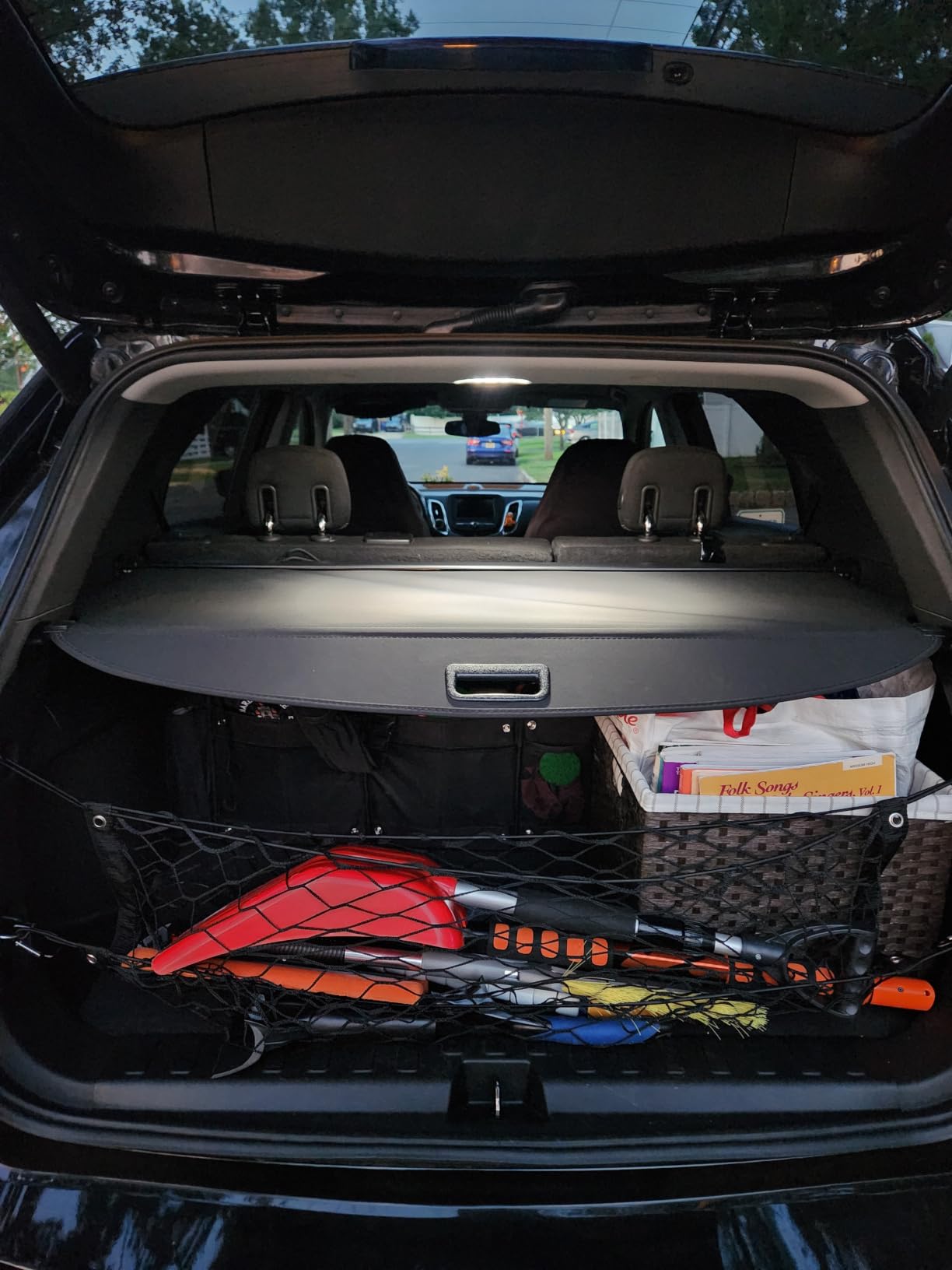 Karltys Envelope Style Cargo Net for 2020-2025 2026 Ford Explorer, Heavy Duty Rear Trunk Mesh Cargo Net for Explorer Accessories, Elastic Nylon Mesh Storage Netting Organizer customer photo 1