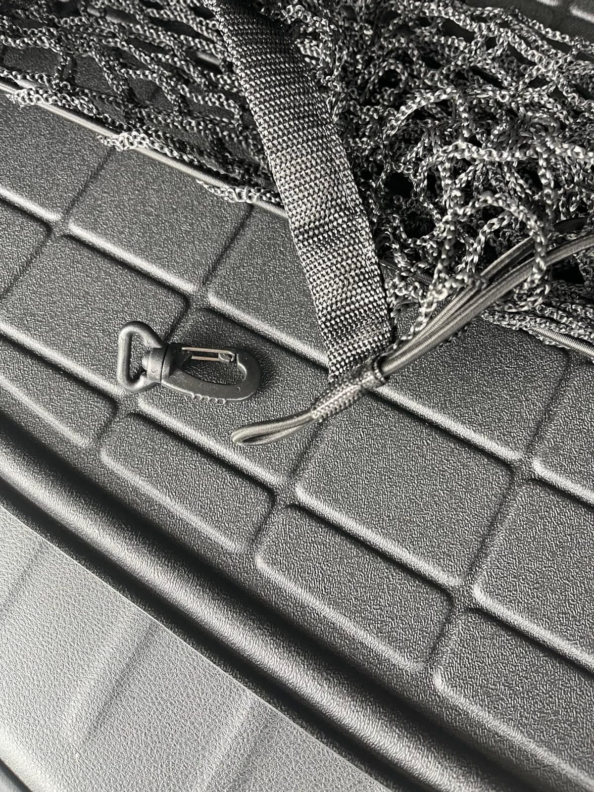 Karltys Envelope Style Cargo Net for 2020-2025 2026 Ford Explorer, Heavy Duty Rear Trunk Mesh Cargo Net for Explorer Accessories, Elastic Nylon Mesh Storage Netting Organizer customer photo 2