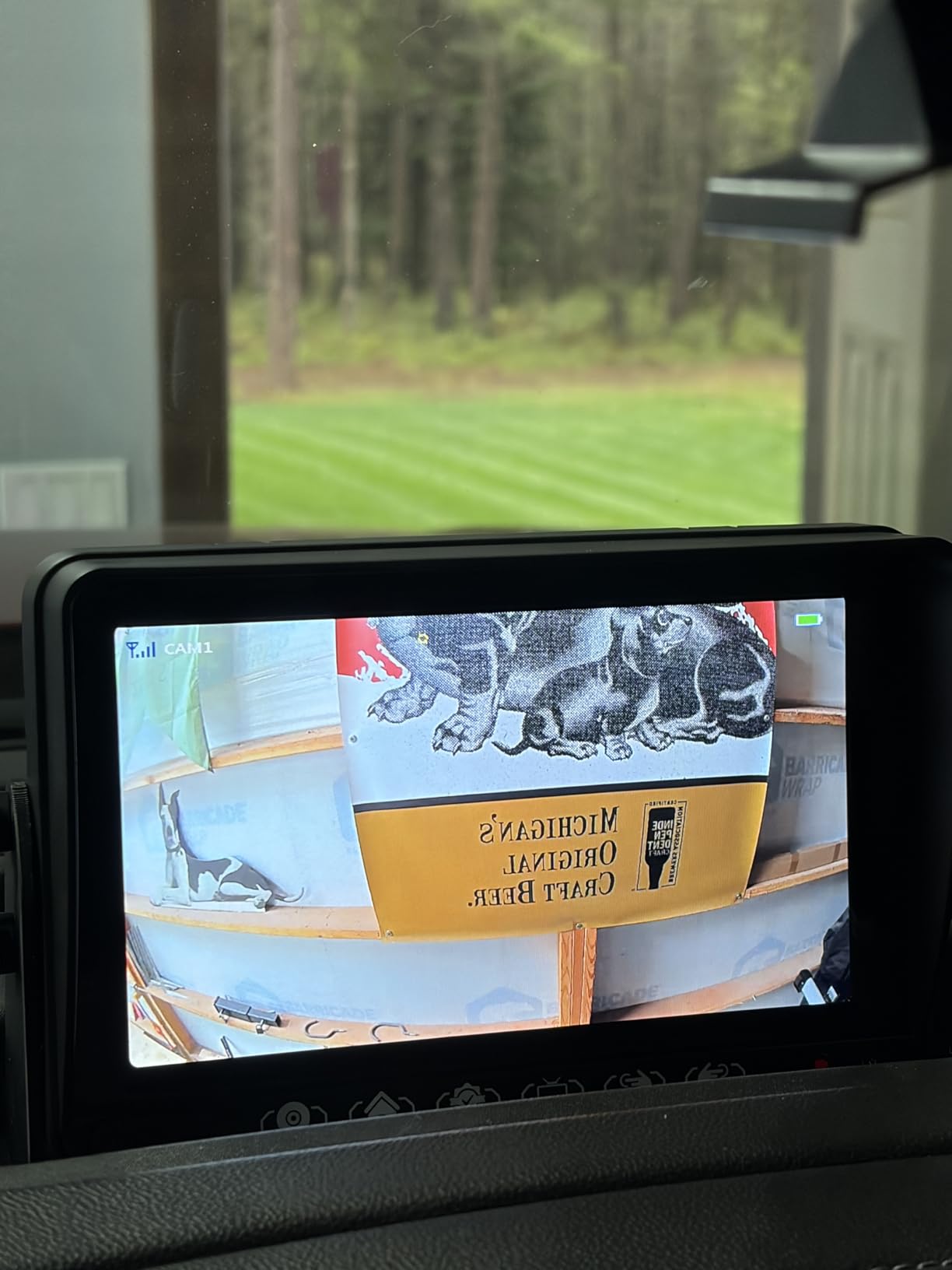 RV Backup Camera with Solar Magnetic - 50 FT Long Distance No Signal Delay | HD 1080P Wireless Backup Camera with 7.1 Inch Touch Key Recording Monitor - for Trailer, 5th Wheel, Camper customer photo 2