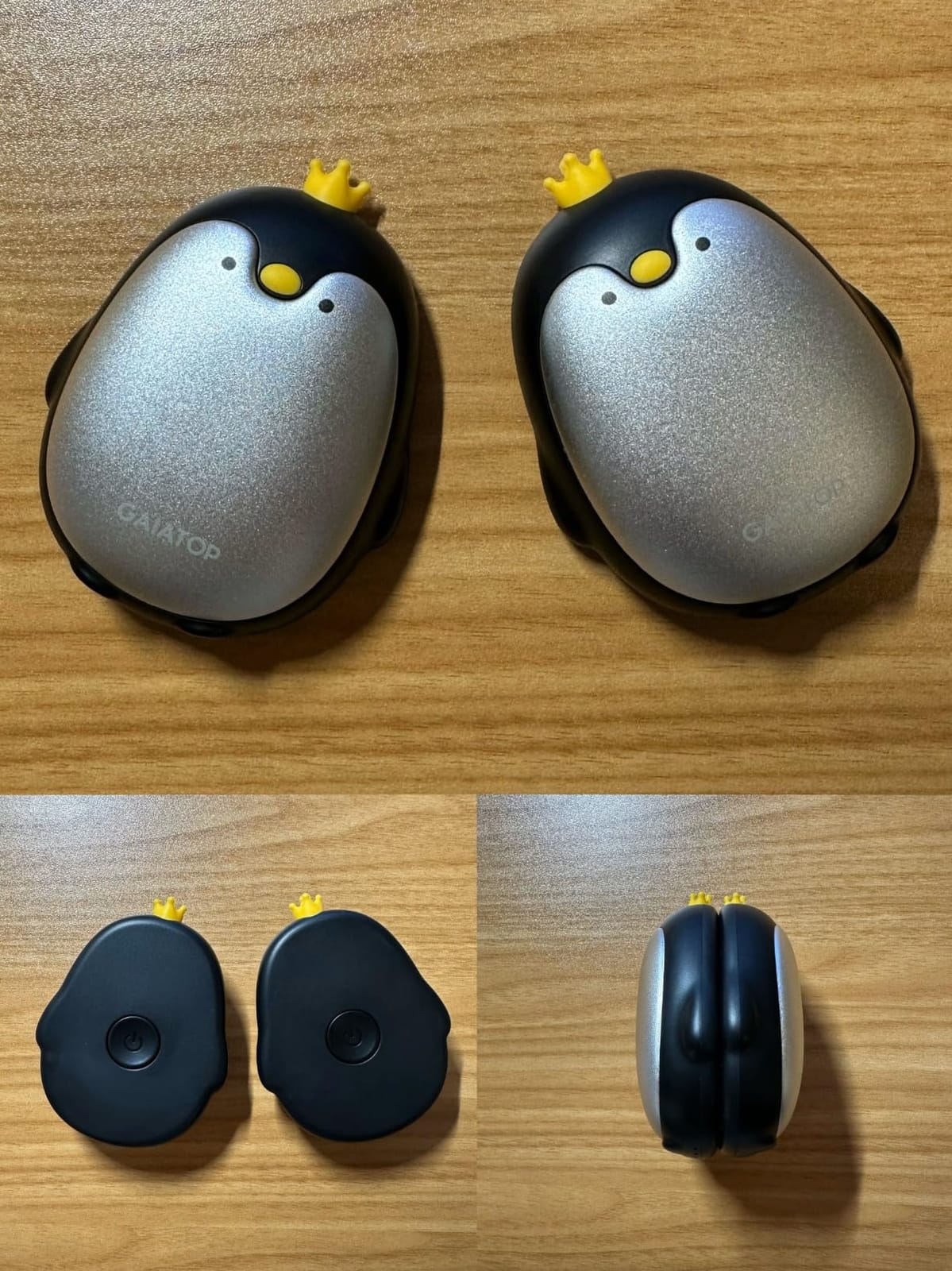 Gaiatop Magnetic Hand Warmers Rechargeable 2 Pack, Pocket Penguin | 3 Heat Levels, Reusable Portable Electric Heater for Travel Camping Hunting Golf, Stocking Stuffers Cute Gifts for Women Men customer photo 1