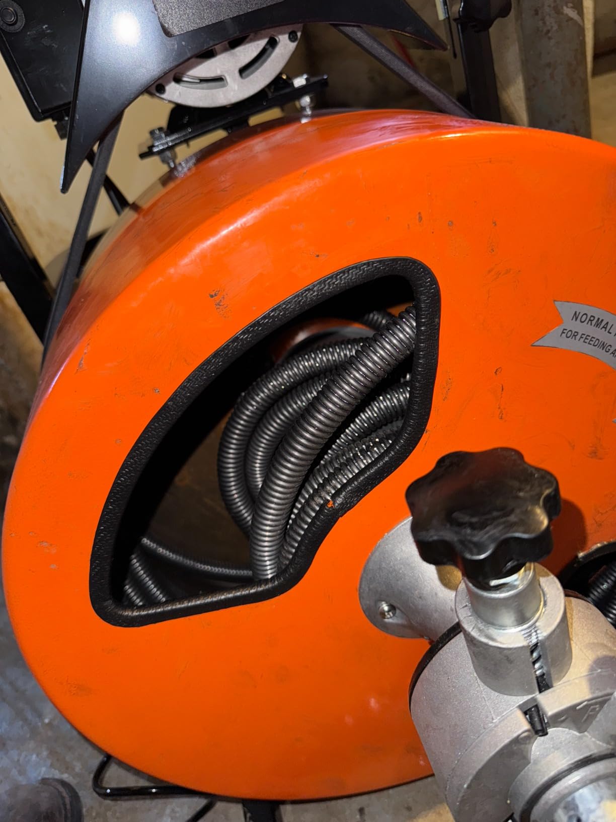 VEVOR Drain Cleaner Machine 100FT x 3/4 Inch Auto Feed Sewer Snake Auger | For 4