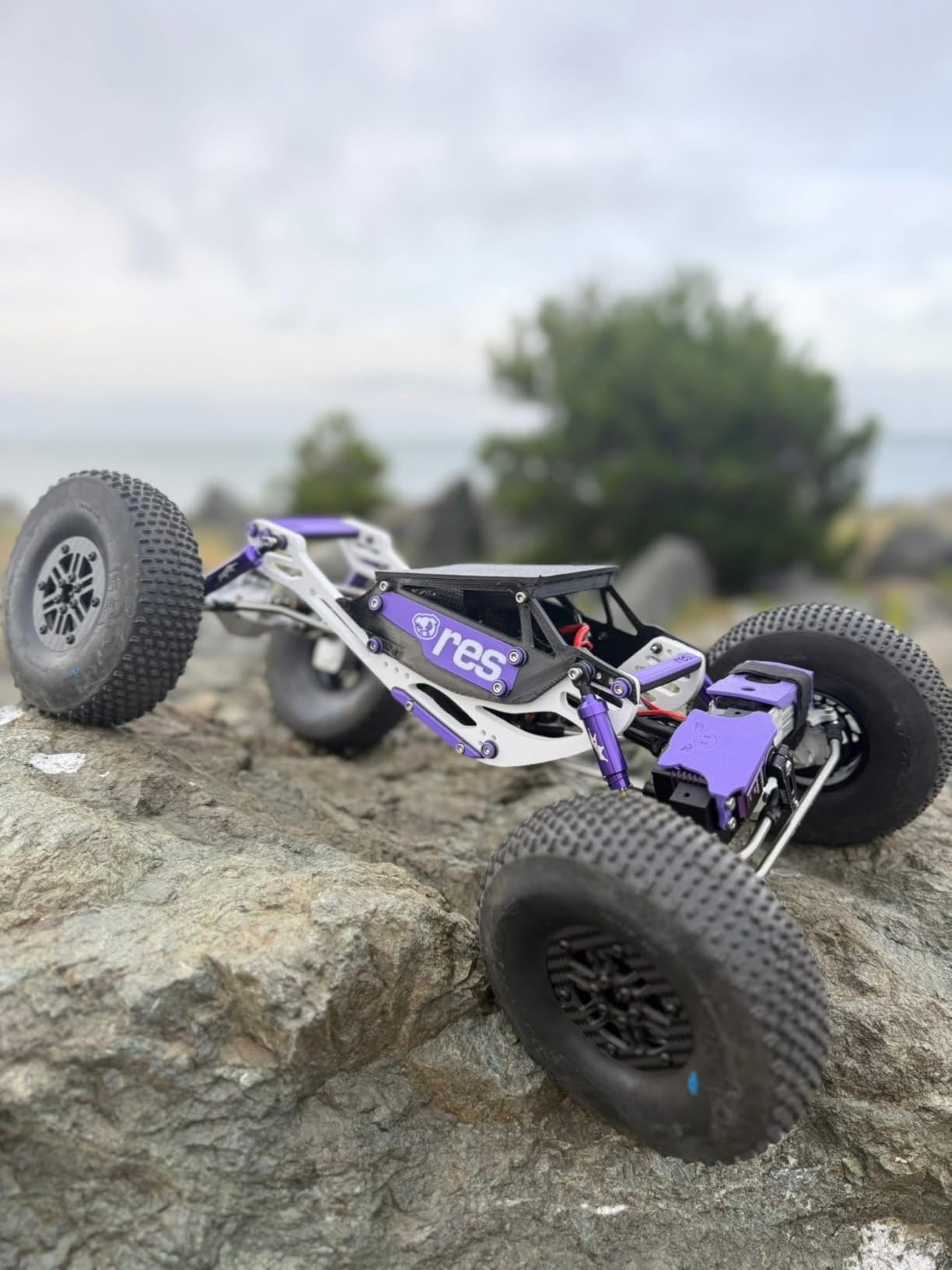 MEUS RACING Capra 1.9 Portal Axles Kit with Isokinetic 3-Section CVDs and Ackerman Steering Structure for Axial Capra 1.9 4X4 and DIY SCX10 SCX10 II Upgrades Parts (Standard-Black) customer photo 1