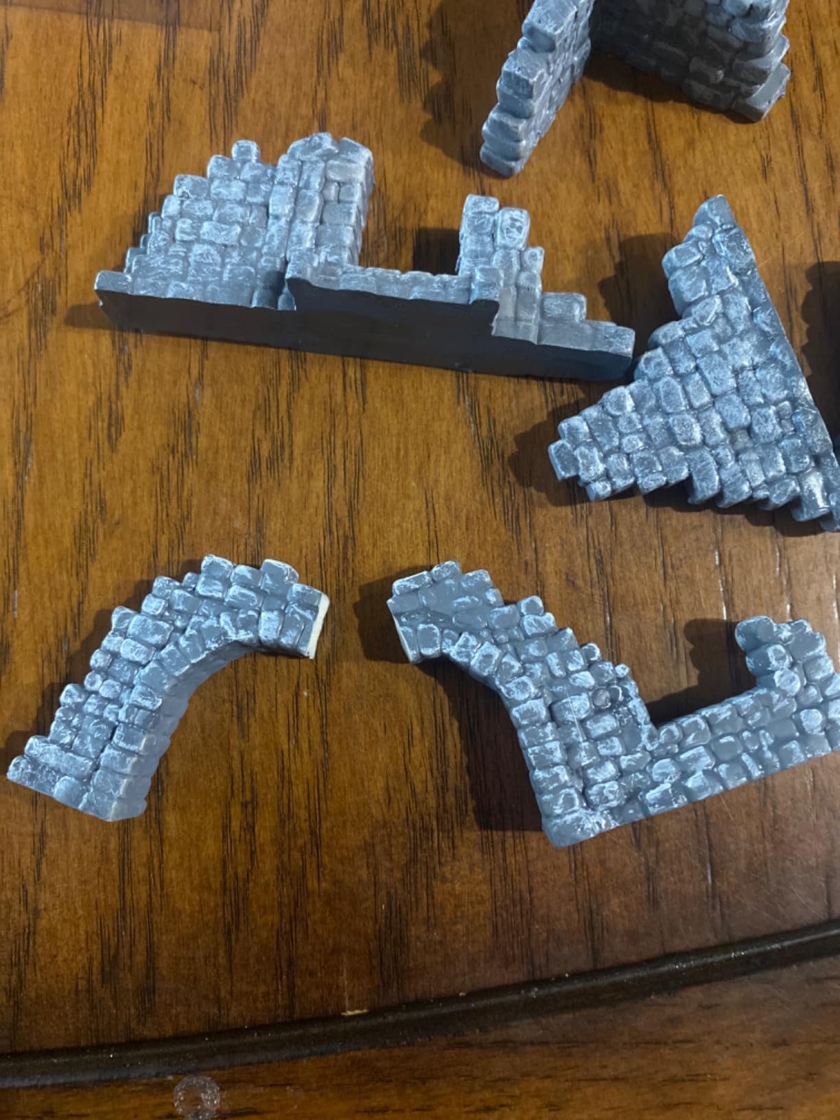 Warmtree Ruined Stone Walls Set, Terrain Scenery Diorama Supplies | Tabletop Terrain Scenery for Tabletop 28mm Miniatures Wargame customer photo 1