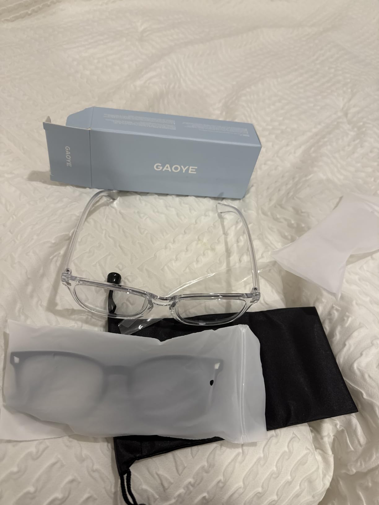 Gaoye Blue Light Blocking Glasses | Anti UV Ray, For Computers & Gaming, Square Frame, Eyewear for Men and Women customer photo 2